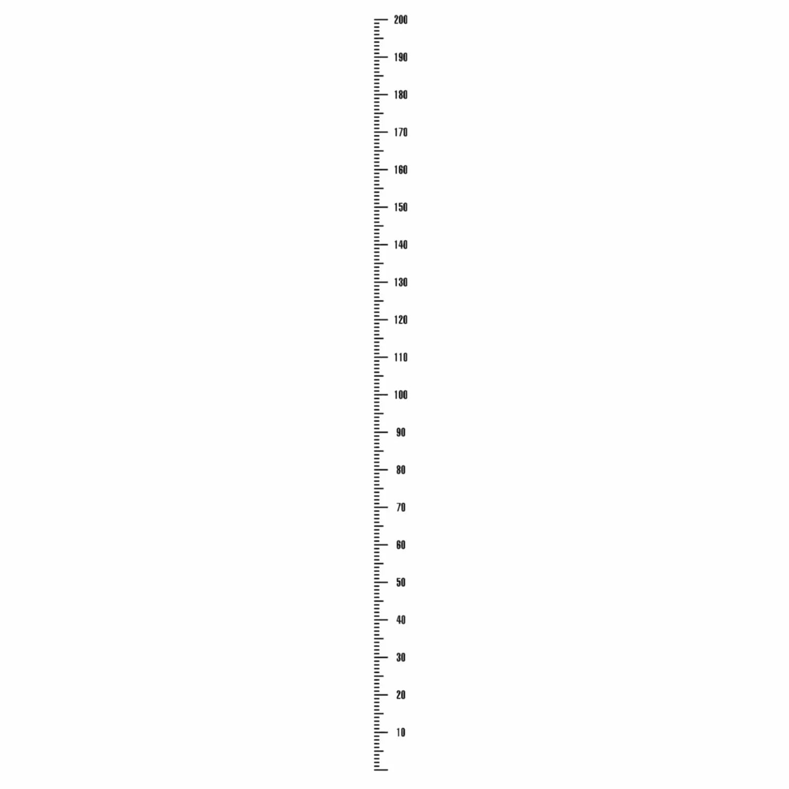 Adhesivo para Medir la Altura, Adhesivo de Pared con Gráficos de Altura, Pegatina de Tabla de Medida Infantil