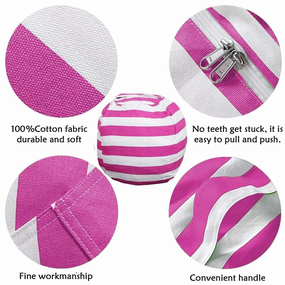 Puf de Peluche, 38" Bolsa de Almacenamiento de Juguetes, Bolsa Almacenamiento, Almacenamiento de Juguetes, Juguetes Felpa, Bolsa Frijoles Lona, Bolsa Frijoles Lona, para Ropa, Juguetes.