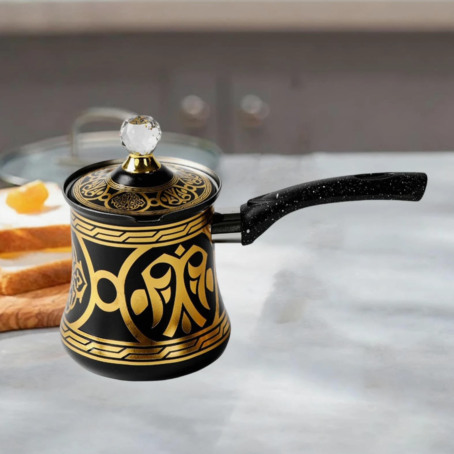 Cafetera Multifuncional, Portátil, También Se Puede Usar como Chocolatera, Fácil de Limpiar, con Asa Y Accesorios, 750 ml