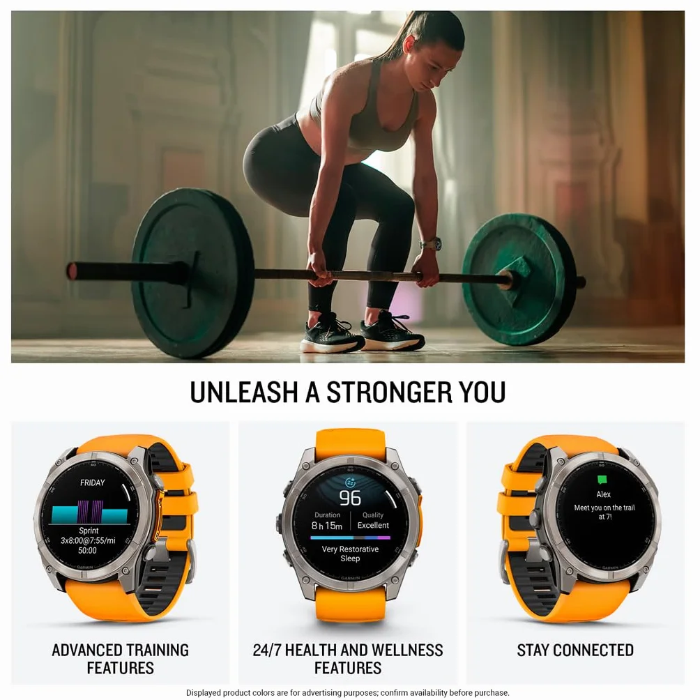 Garmin fēnix 8 51 mm AMOLED Zafiro Reloj Inteligente GPS Multideportivo Titanio Linterna LED