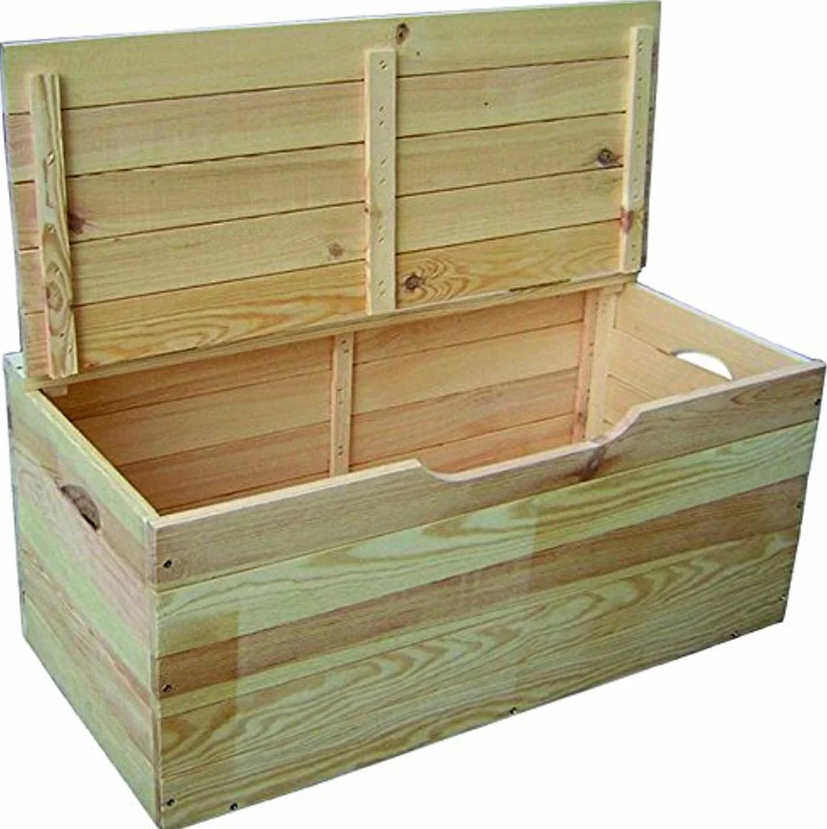 Blinky, 7971710 - Baúl de madera de tulipán con tapa