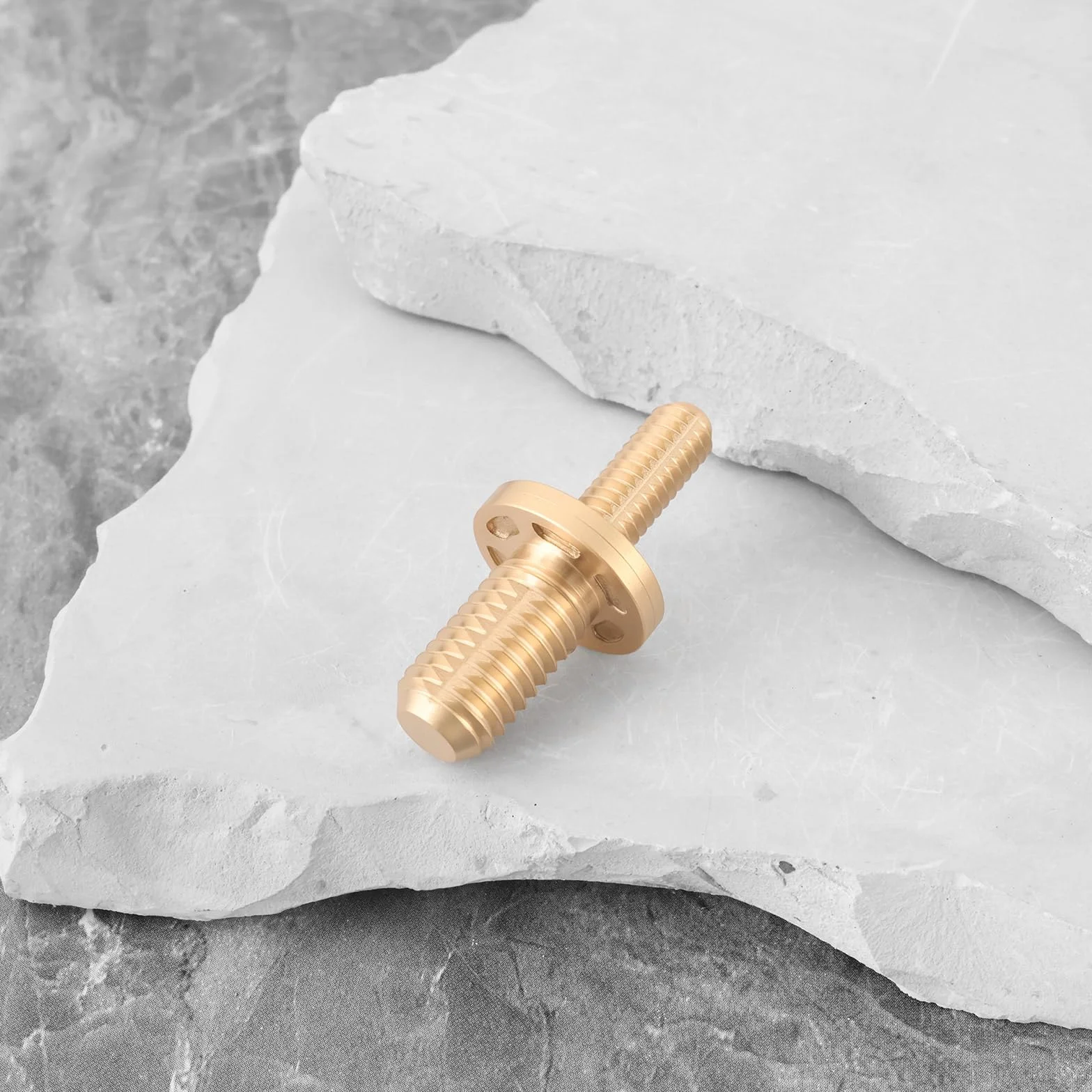 EMSea 2 tacos de billar de 1/2 pulgada con tornillo de latón para taco de billar extendido, 47,5 x 22 mm