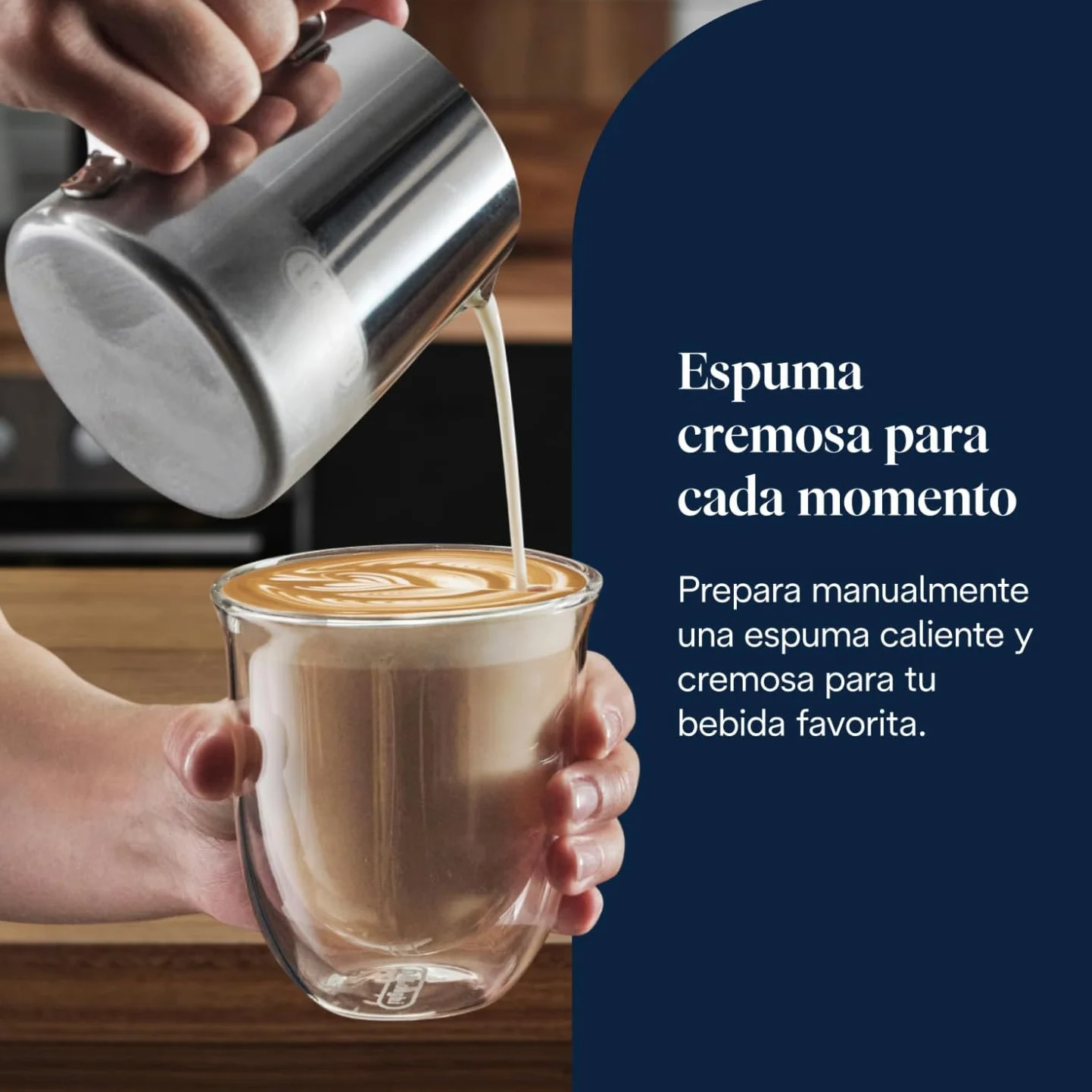 De'Longhi Perfetto La Specialista Arte, Máquina de Café Espresso y Cappuccino con Bomba, Máquina de Café en Grano, 3 Recetas Predefinidas, 8 Ajustes de Molienda, EC9155.MB, Metal/Negro