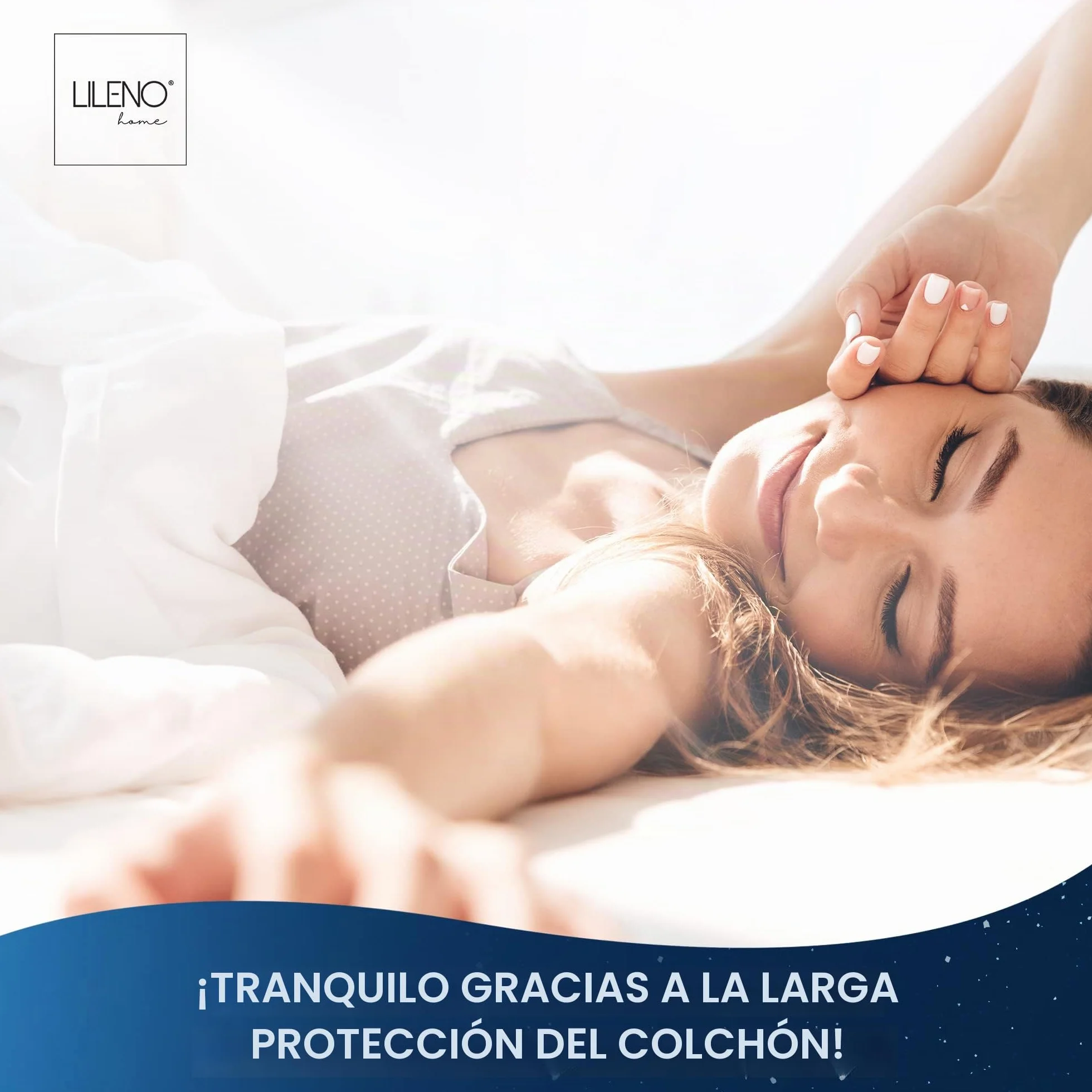 LILENO HOME Colchón Antideslizante para Somier de Láminas (90 x 200 cm) - Protector Fino y Lavable - Tope Antideslizante