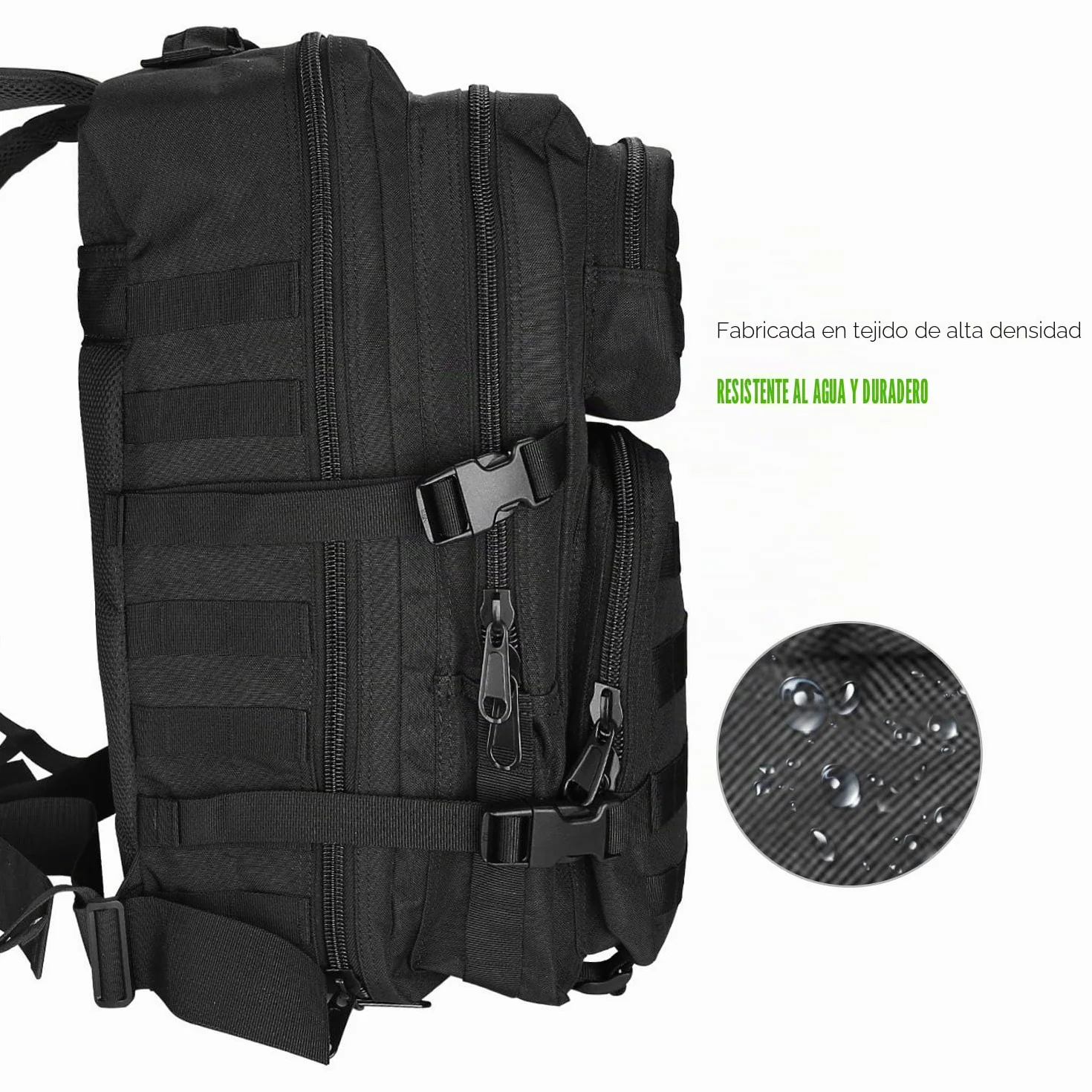 ProCase Mochila Táctica Militar 40L MOLLE Gran Capacidad para Caza Senderismo