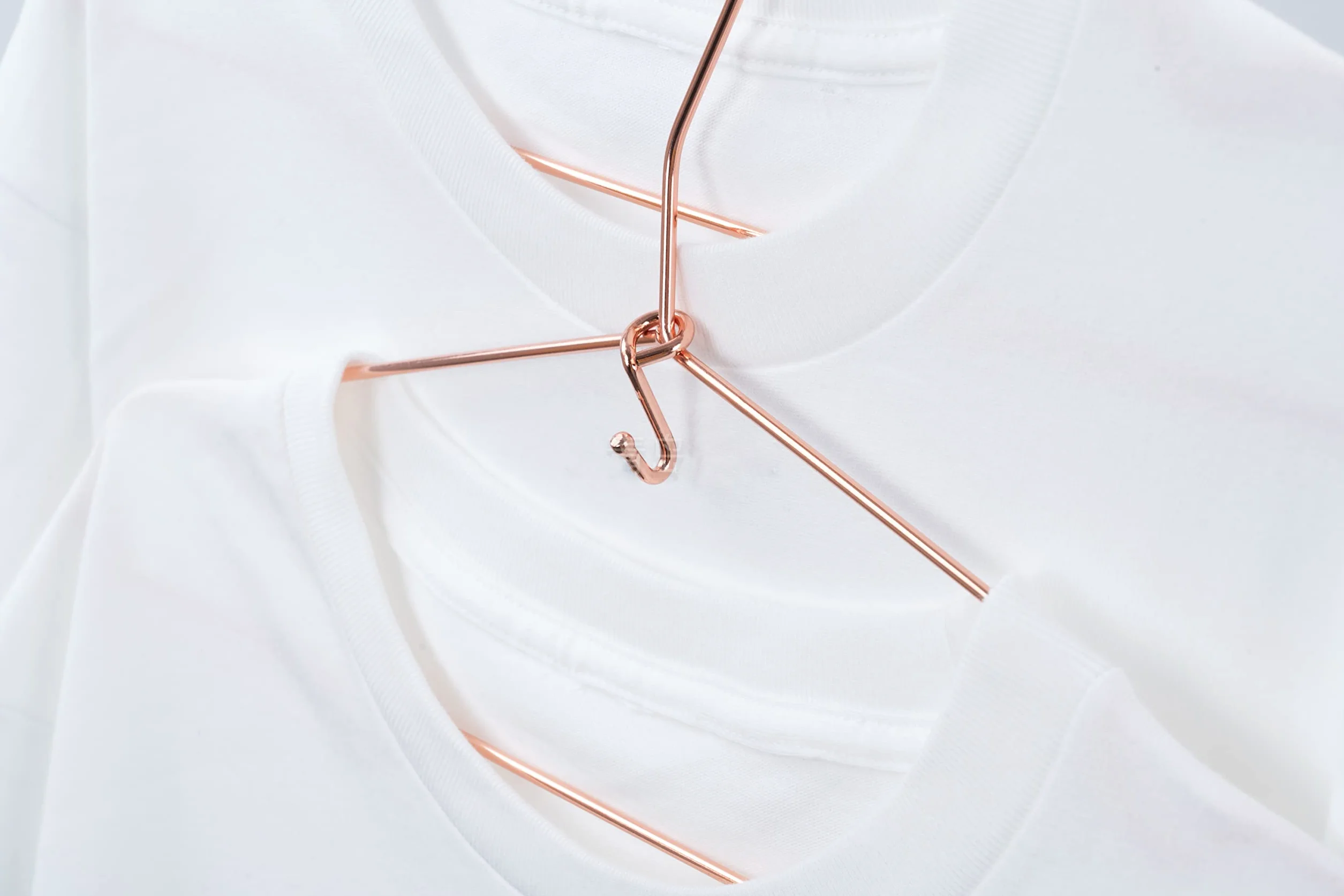 Percha de ropa, 36 ganchos conectores, ganchos de metal, color oro rosa, ganchos extensores, mini ganchos en cascada