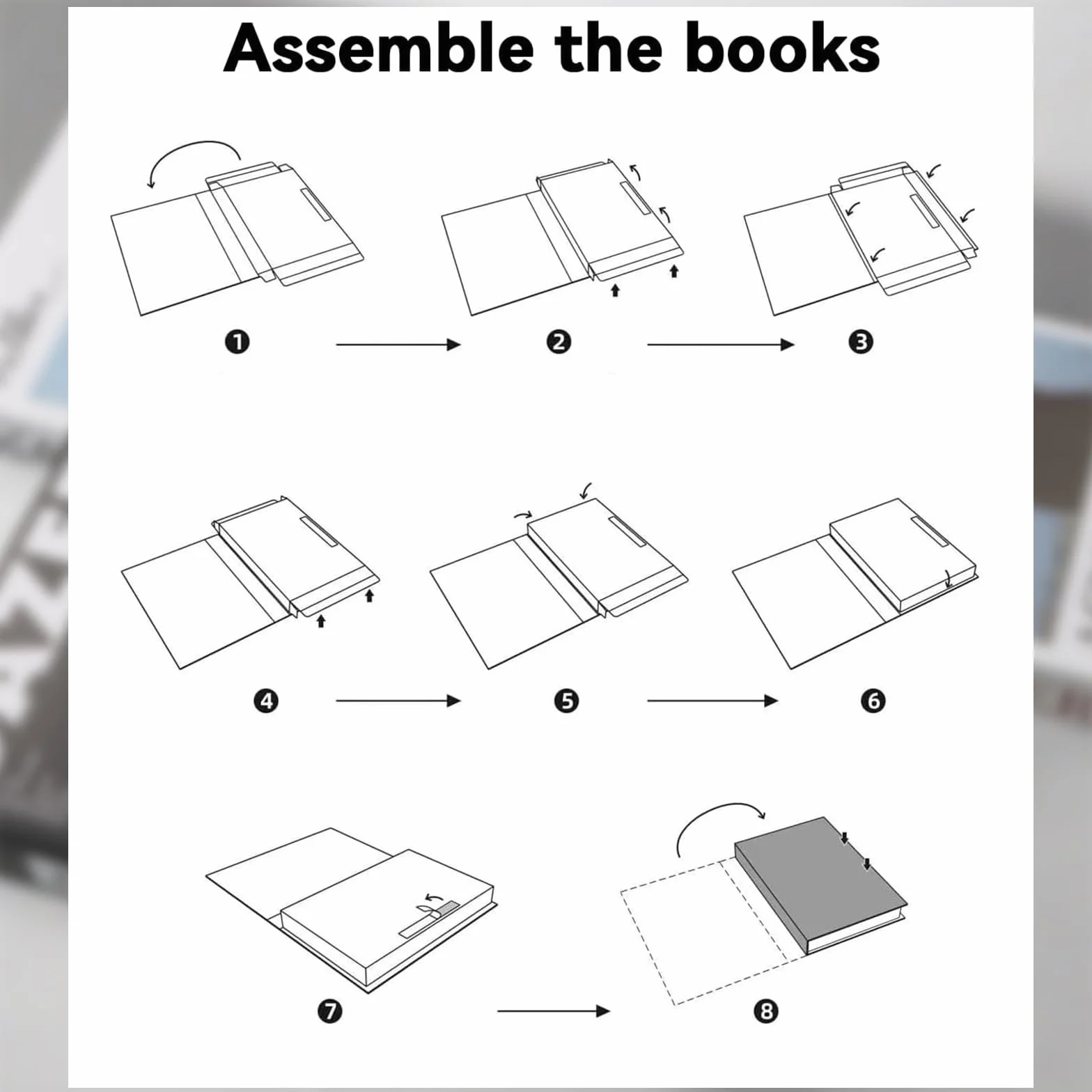 3 Piezas Libros Falsos Decorativos, Libros de Decoración Apilado, Libros de Exhibición Falsos, Libros Falsos de Moda para Decoración Hogareña, Libros de Imitación Modernos, Sin Páginas