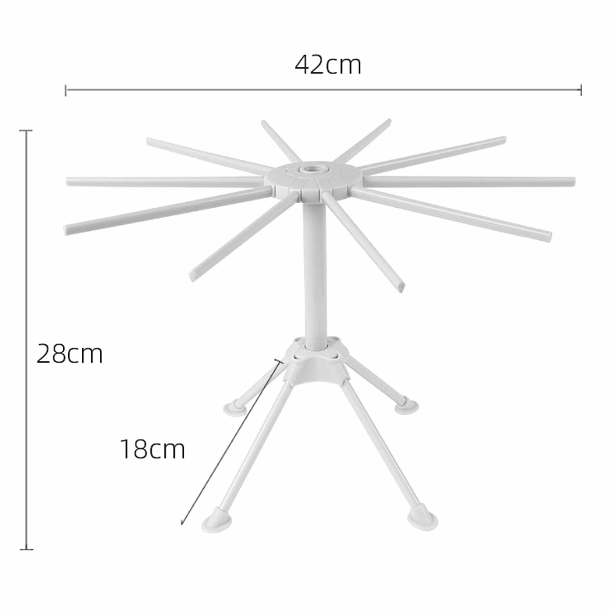 Secador De Pasta, Estante De Secado De Masa Plegable, Fideos, Colgantes, Fresca - Para Usar Después De Hacer Pasta En La Máquina, Hecho a Mano Utensilios De Cocina Para, Doméstica, Blanco