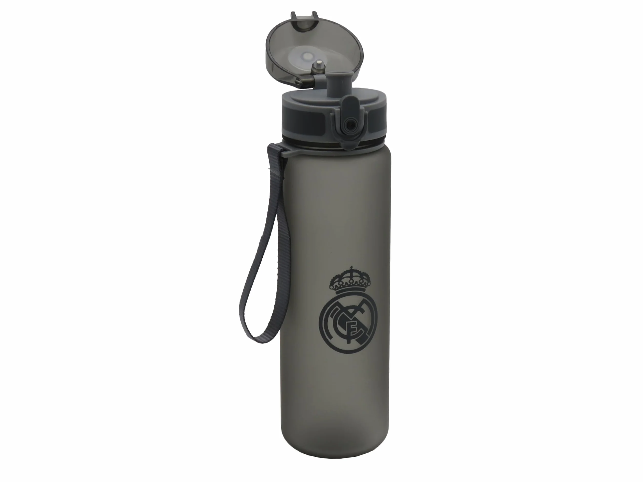 CYPBRANDS Real Madrid Botella de Agua Deportiva Negra Oficial