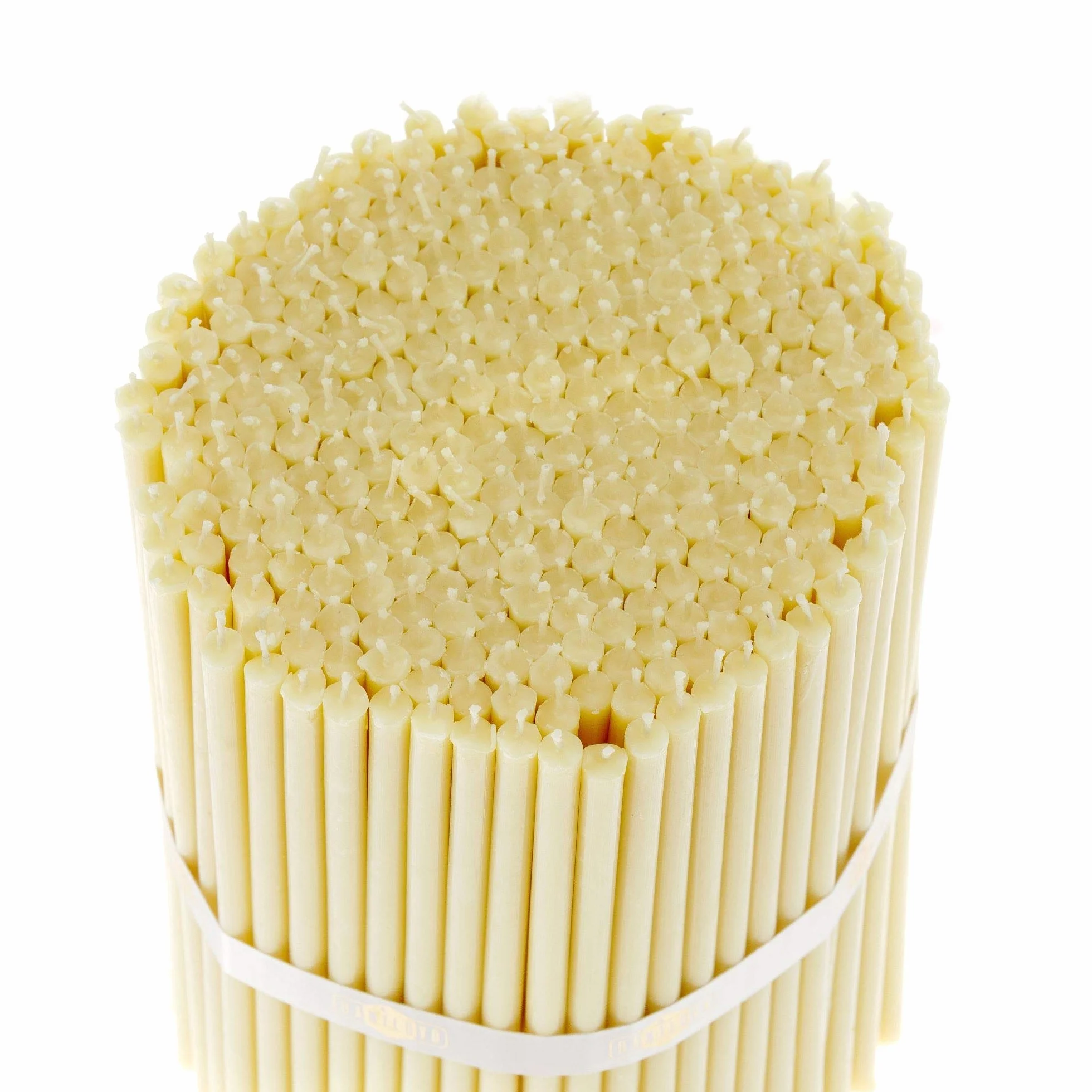 Danilovo 50 velas blancas de cera de abeja – Velas ortopédicas para oración, rituales, decoración de mesa de boda – no tóxicas, sin hollín – antigotes, N80, altura: 18,5 cm, diámetro: 6,1 mm