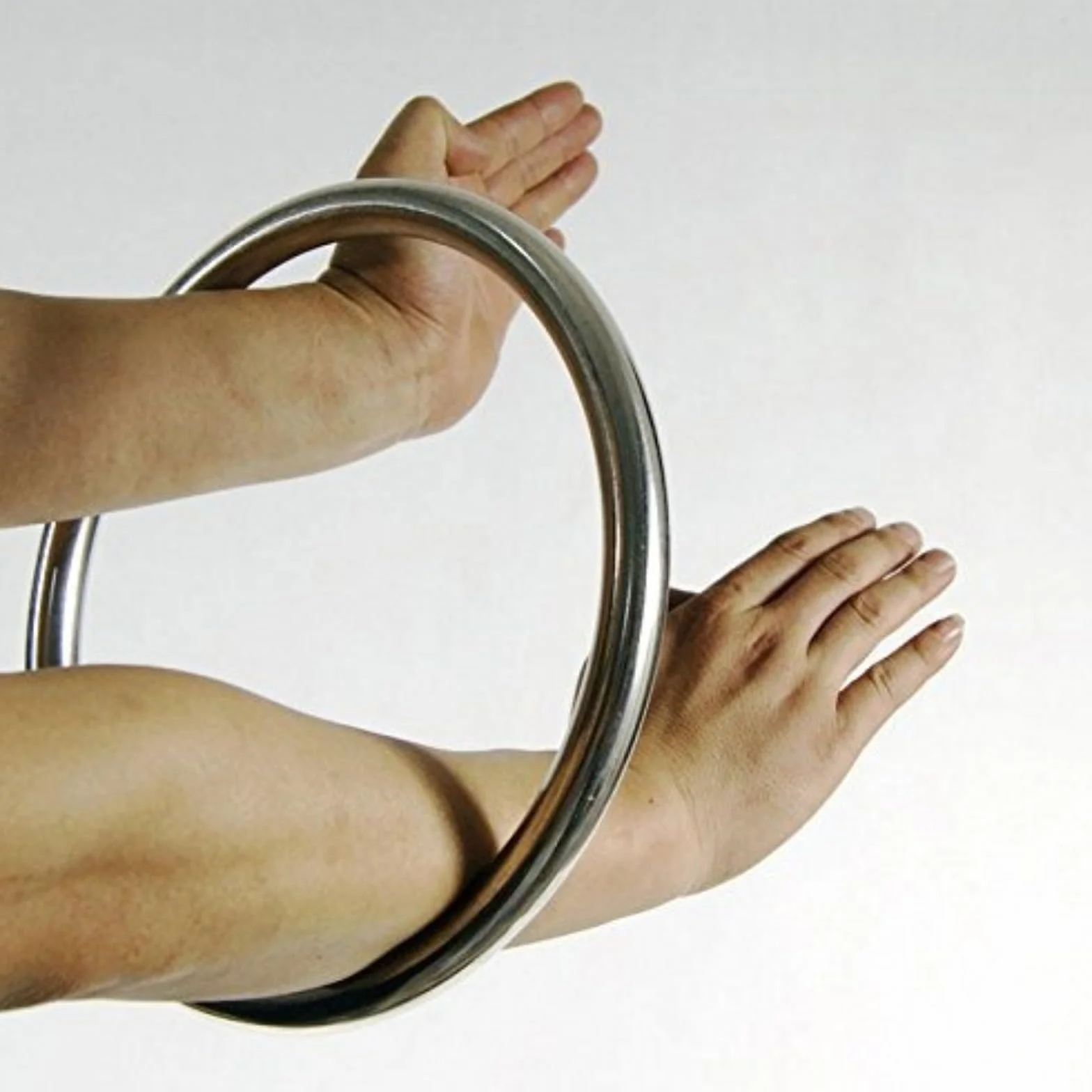 Anillo de Acero Wing Chun, Pulsera de Hierro para Entrenamiento de Brazos