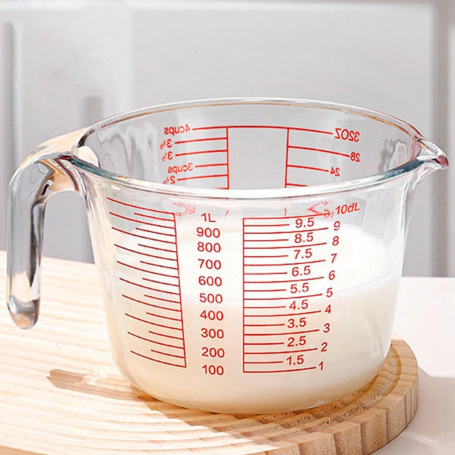 Vasos Medidores Recipiente De Medición Transparente Portátil Y | Contenedor Medidor De Líquidos Para Horno Lavavajillas Congelador Medición Horneado Cocción Cocina Hogar Casa