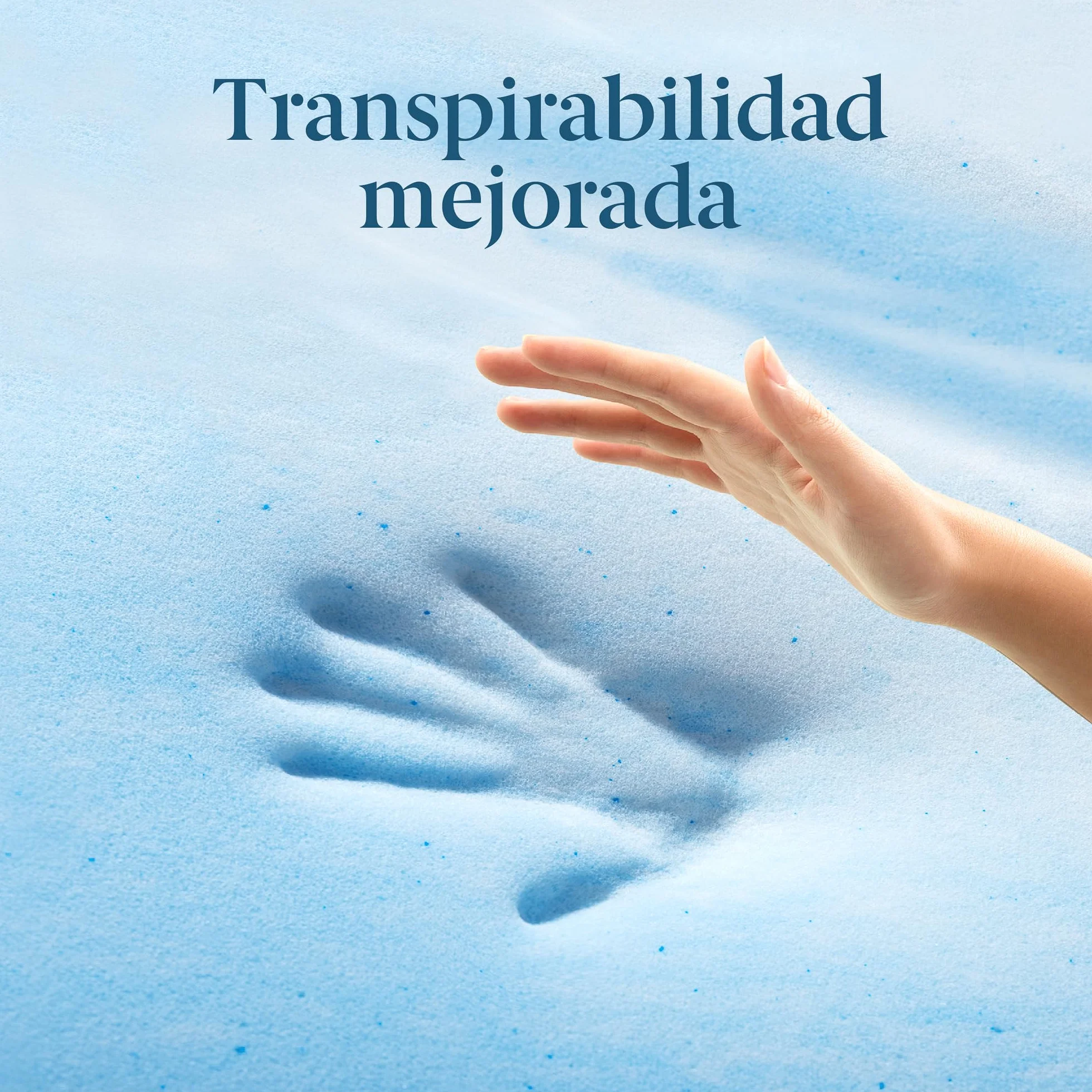 Zinus Topper 90x190 cm – Grosor de 10 cm – Sobrecolchón de Espuma con ventilación refrescante – Firmeza Media – Funda Suave y Transpirable – Certificado Oeko-Tex