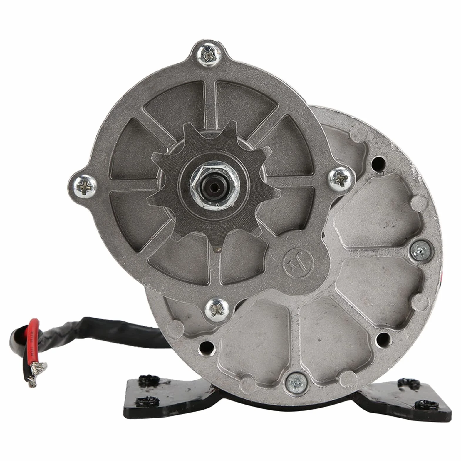 KIMISS Motor con Piñón 12V 250W, Engranaje de 9 Dientes, Reducción de Motor de CC sin Escobillas para Scooter Eléctrico