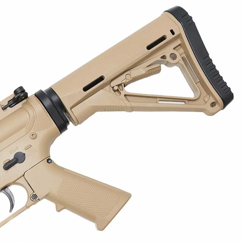 Pistola de Gel M4A1 Splat Killer FK ARMY Tan - Hasta 15m, Incluye Batería, Cargador, Gafas y 20.000 Bolas