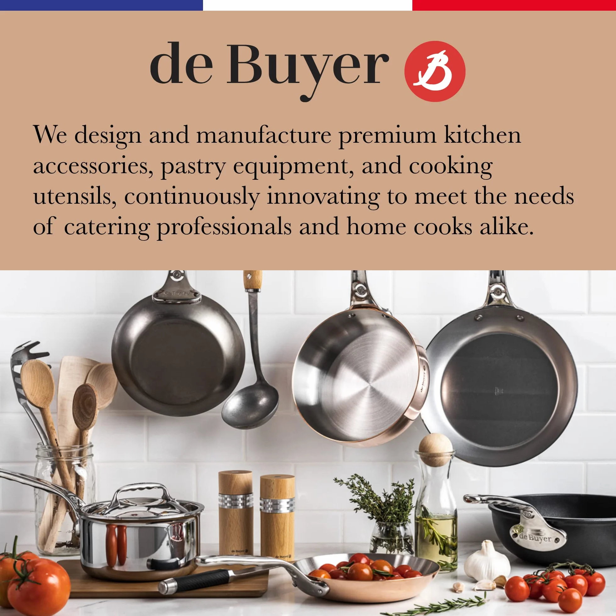 De Buyer, BATIDOR UNIVERSAL GÖMA DE 35 CM,Longitud 35 cm-2610.35
