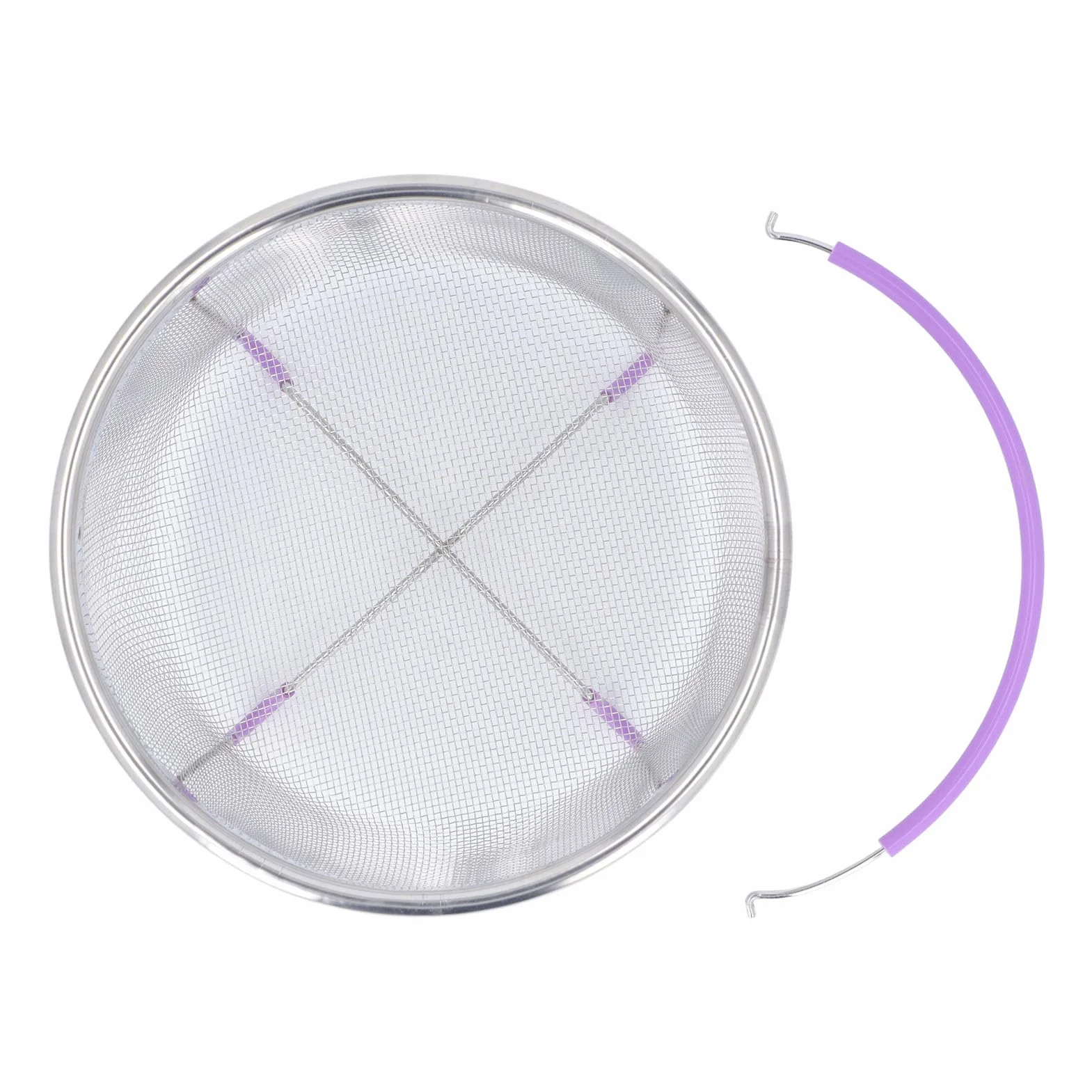 Cesta Vaporera para Olla Instantánea, Inserto de Colador de Acero Inoxidable Cesta de Vapor de Malla Accesorios para Ollas Instantáneas, Cesta Coladora de Red de Malla con Asas