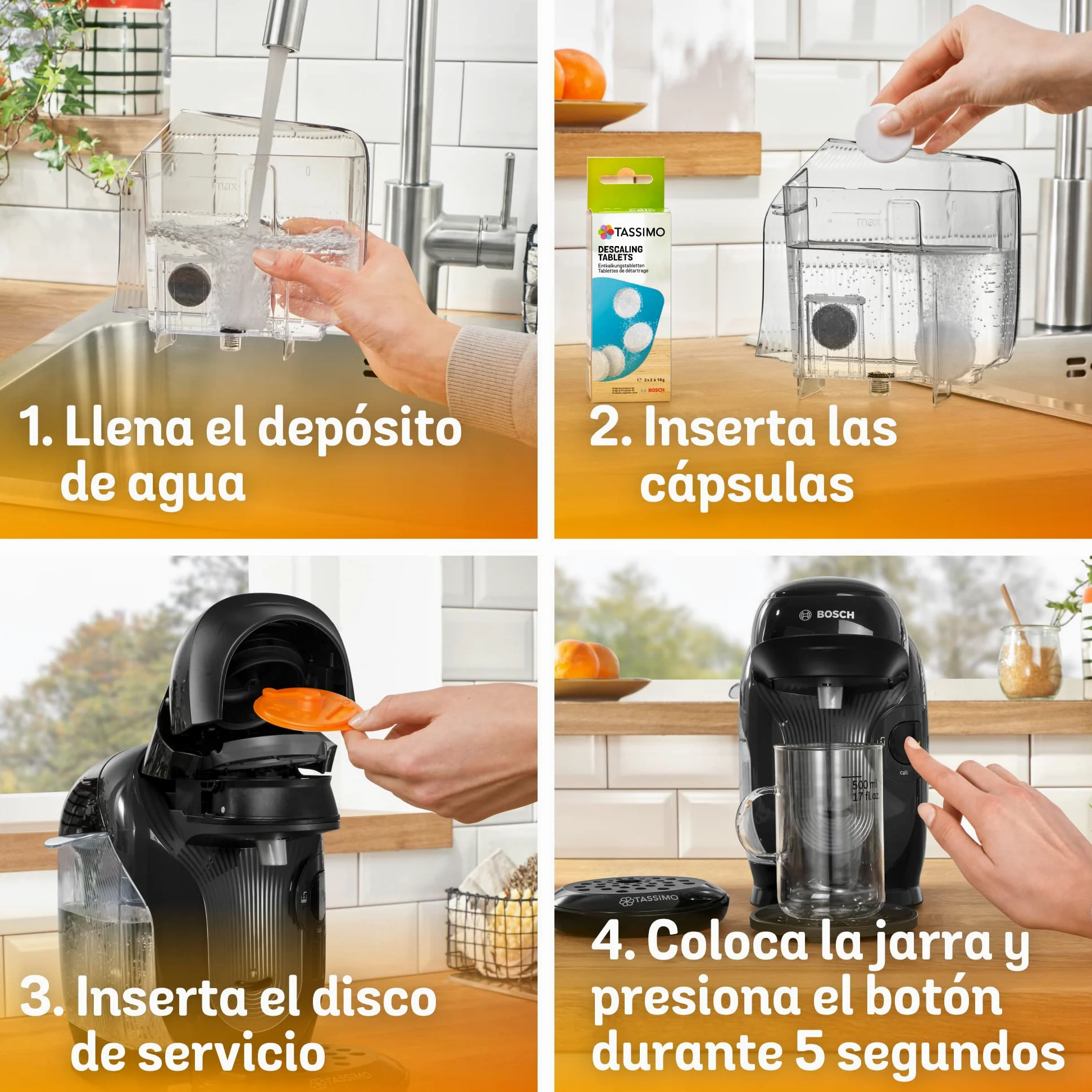 BOSCH máquina multibebida TASSIMO STYLE, TAS1102, hasta 70 bebidas, OneTouch, servicio individual, tamaño compacto, INTELLIBREW, negro