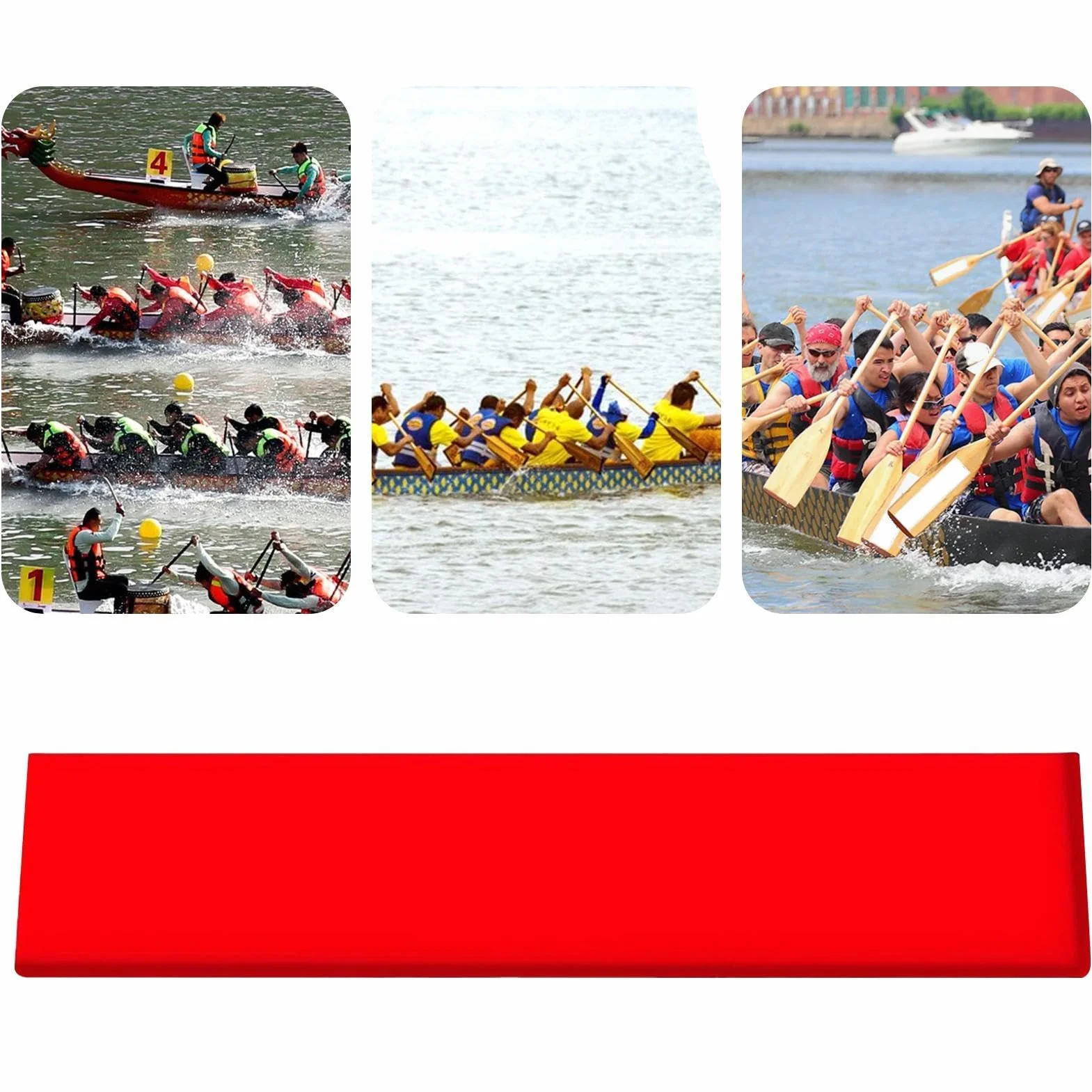 Protector de borde de remo, protector de paleta de barco dragón, protector de remo, protectores de remo de kayak para entrenamiento de kayak, deportes acuáticos al aire libre