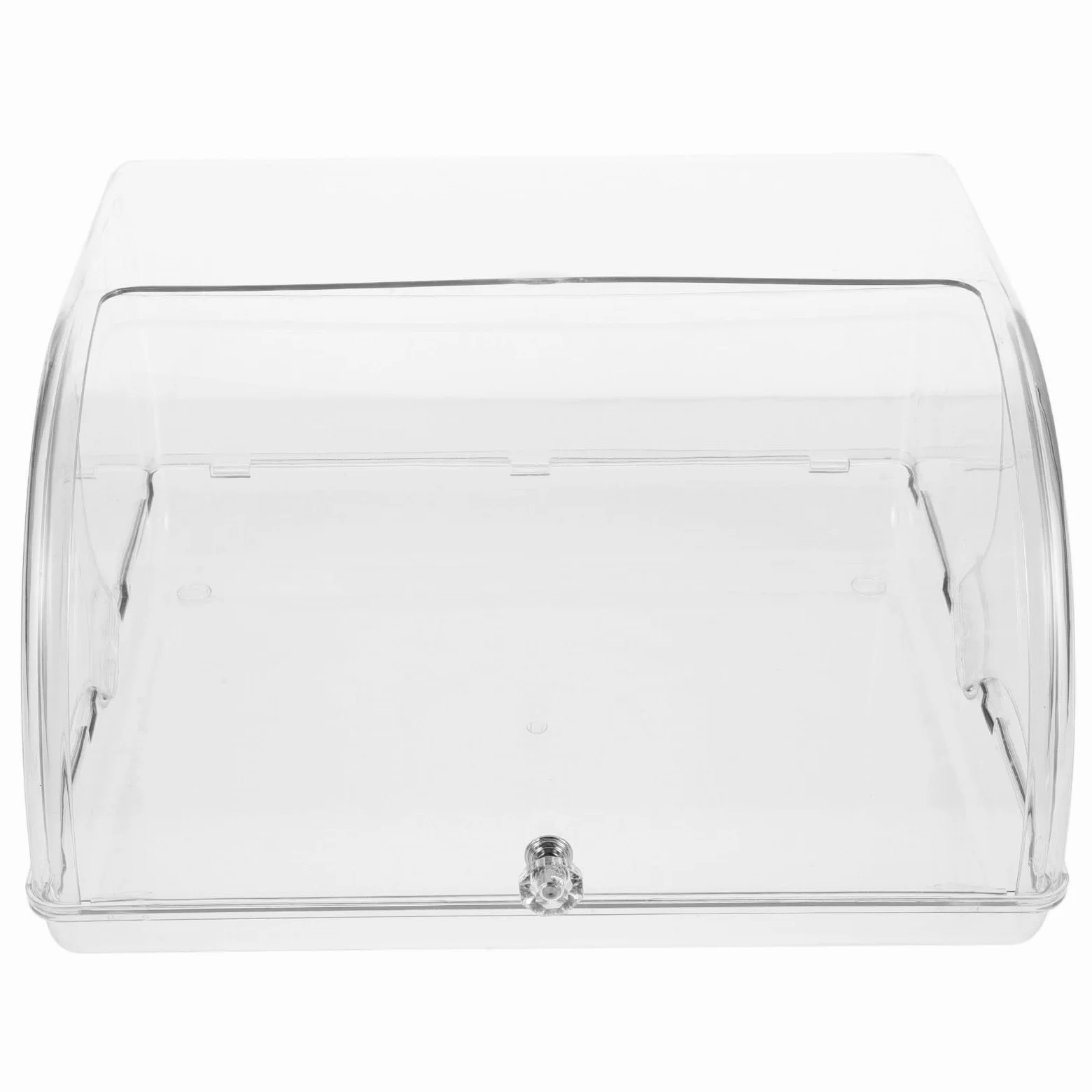 Caja de Pan Tapa Hermética para Encimera de Cocina de Plástico Gran Capacidad, Durabilidad y Preservación de Frescura para Pan y Muffins