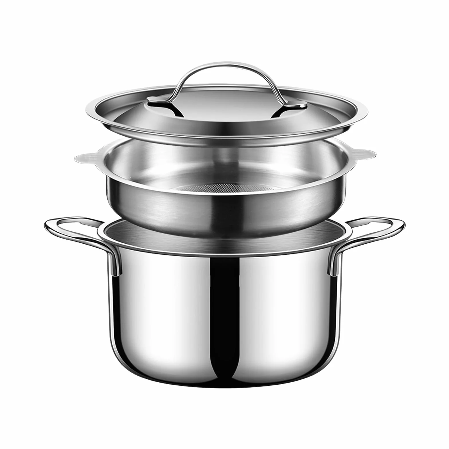 Tarro de almacenamiento de manteca de cerdo de acero inoxidable con colador, recipiente seguro para cocinar aceite y salsas, tarro de almacenamiento de manteca de cerdo