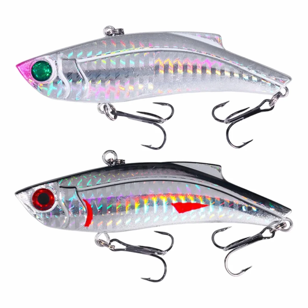 Señuelos Pesca Artificiales Crankbaits Plástico 2 Piezas Agua Dulce Y Mar