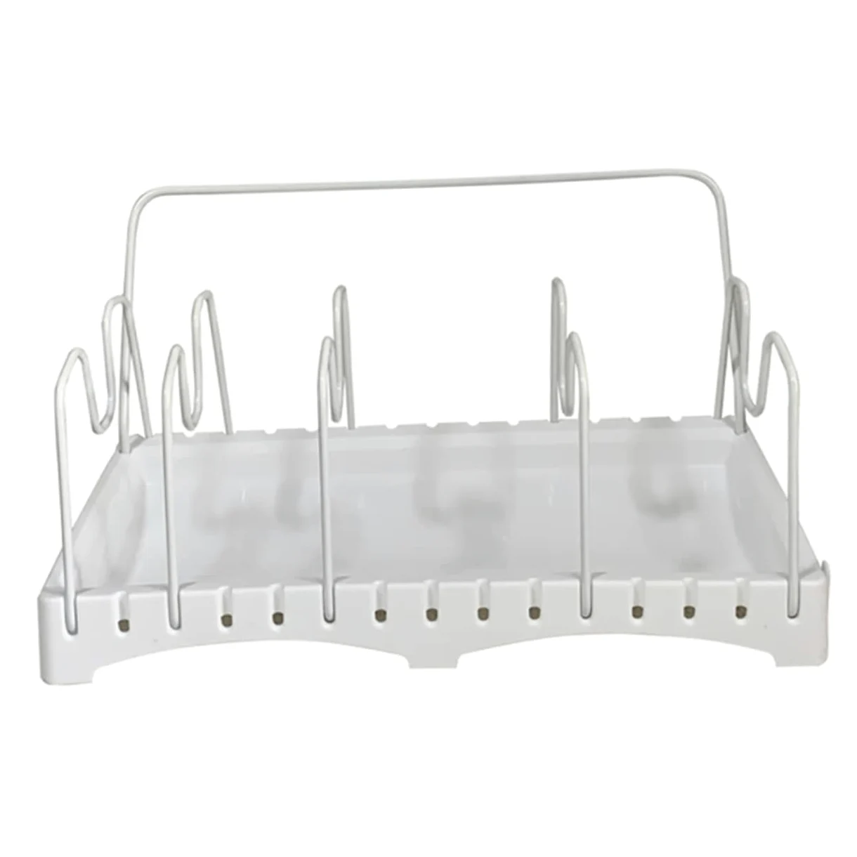 TOPBATHY Soporte Ajustable Para Tapas De Ollas Estante Para Utensilios Diseño Elegante