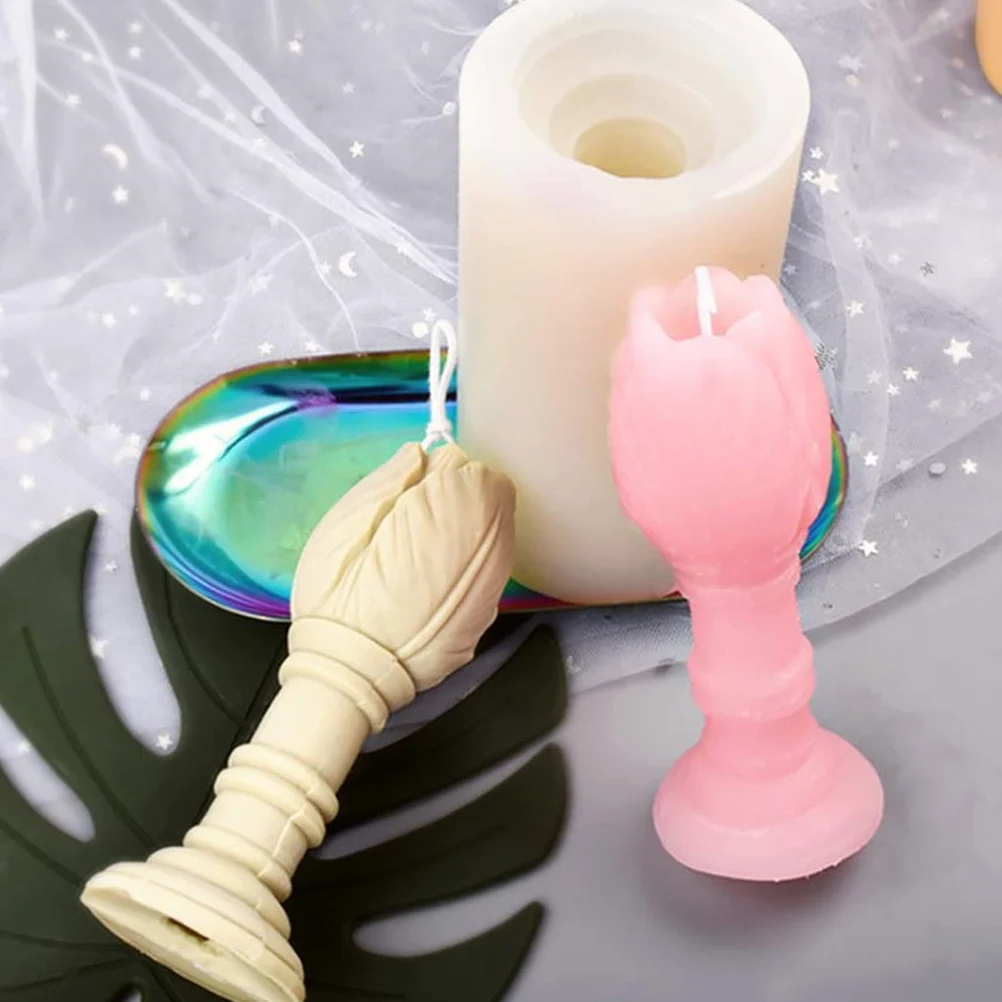 Molde de silicona para velas aromáticas, yeso, epoxi, jabón, para decoración de fragancias del hogar