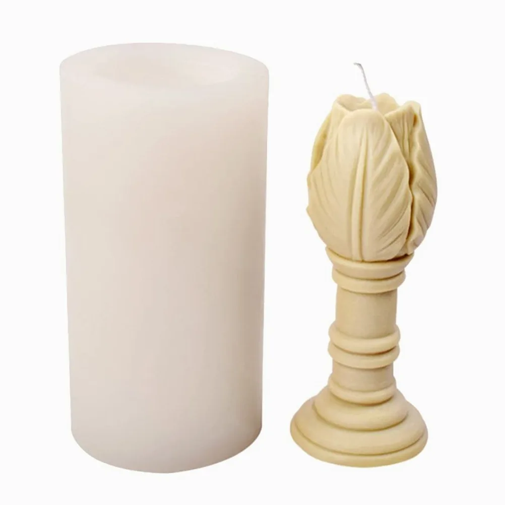 Molde de silicona para velas aromáticas, yeso, epoxi, jabón, para decoración de fragancias del hogar