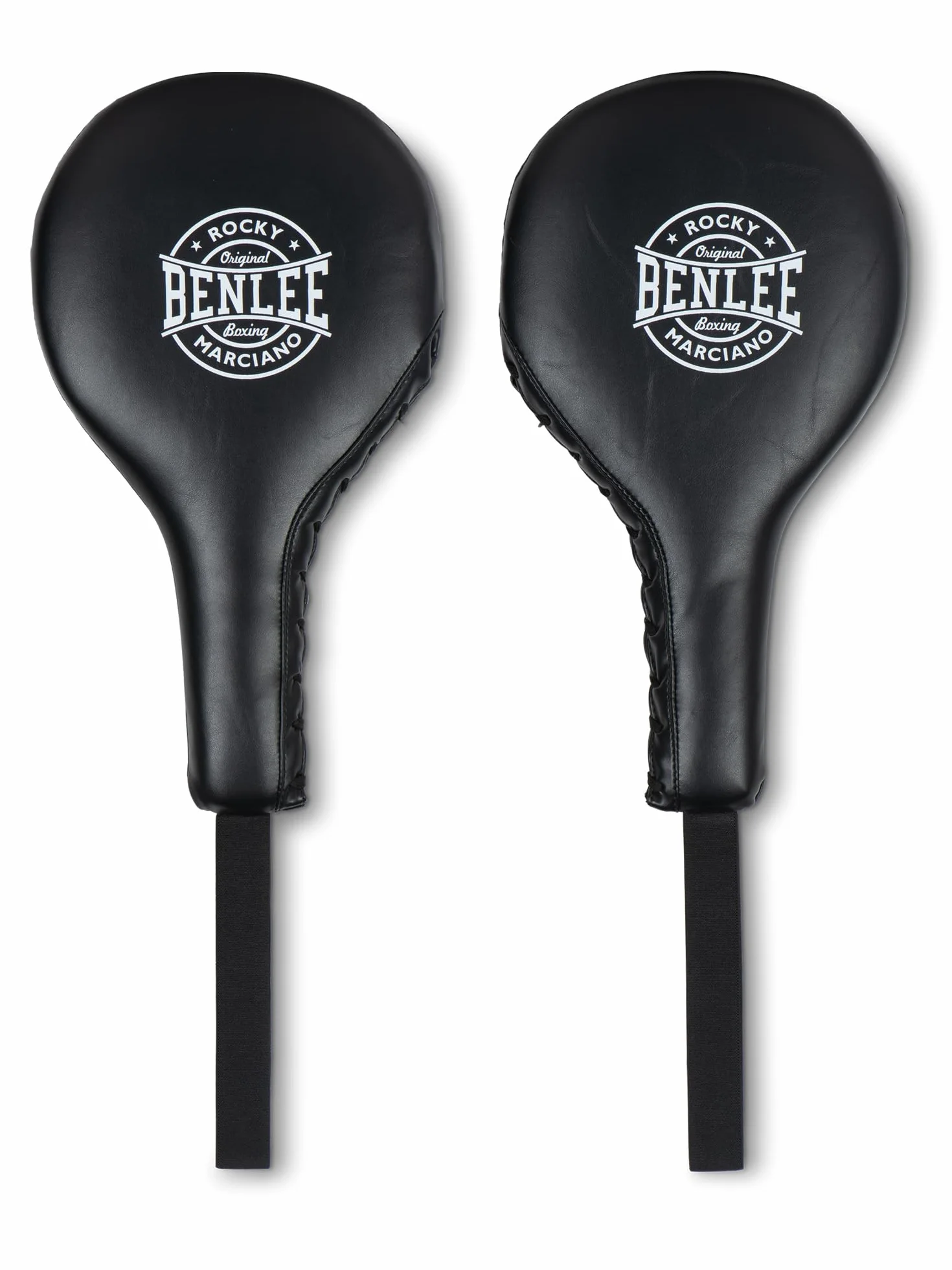 BENLEE Rocky Marciano Vento Almohadillas de Entrenamiento de Piel, Negro