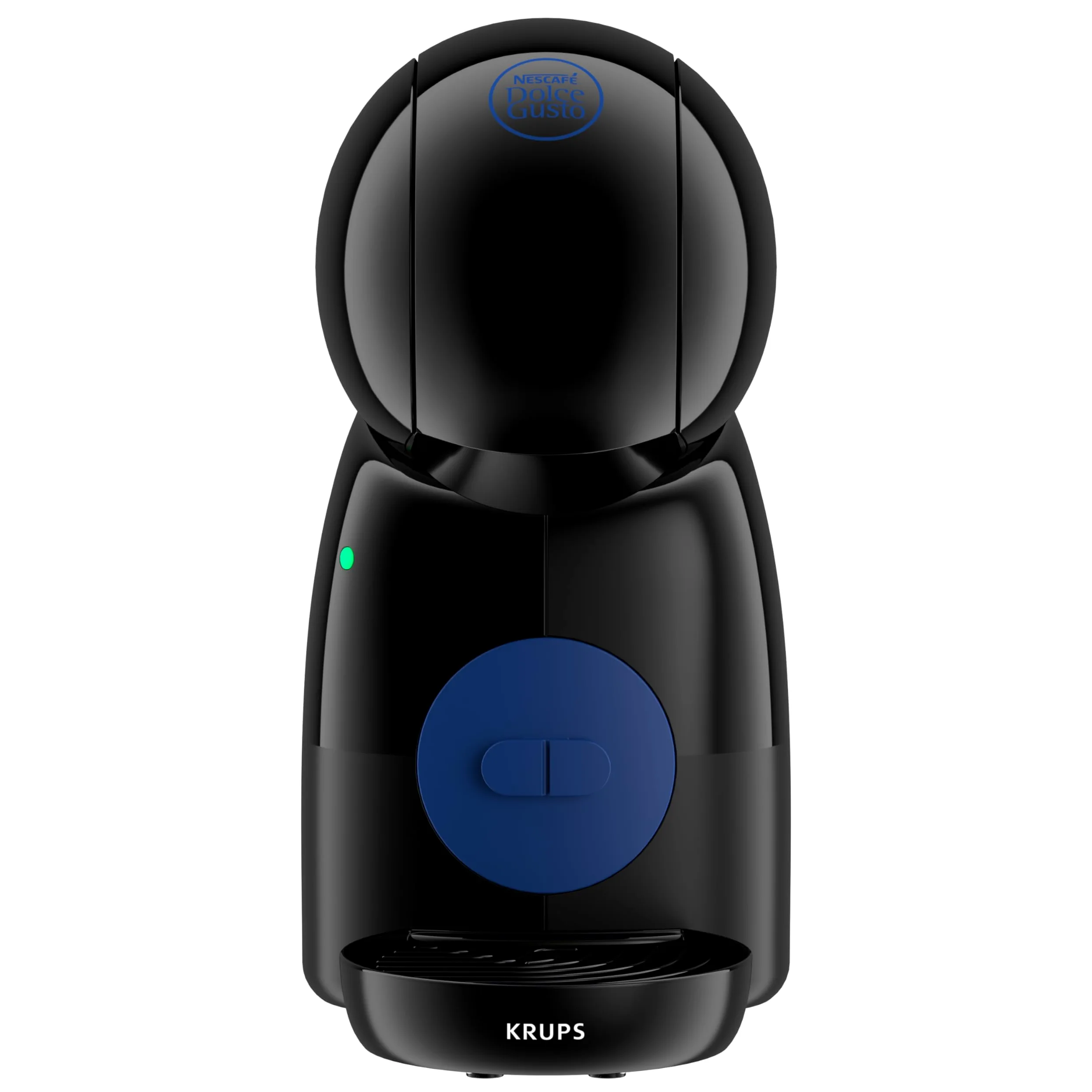 Krups Nescafé Dolce Gusto Piccolo XS KP1A08 Cafetera de cápsulas de 0.8L, modo Eco, bandeja 3 alturas, color negro, 3 Packs Café Intenso