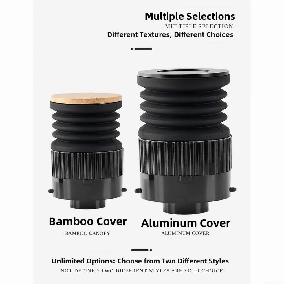 Herramienta de limpieza de molinillo de café, soplador de silicona para Breville BES870 BES880 - Doble función para limpiador de tolvas, cepillo elimina negro 78 mm (A)