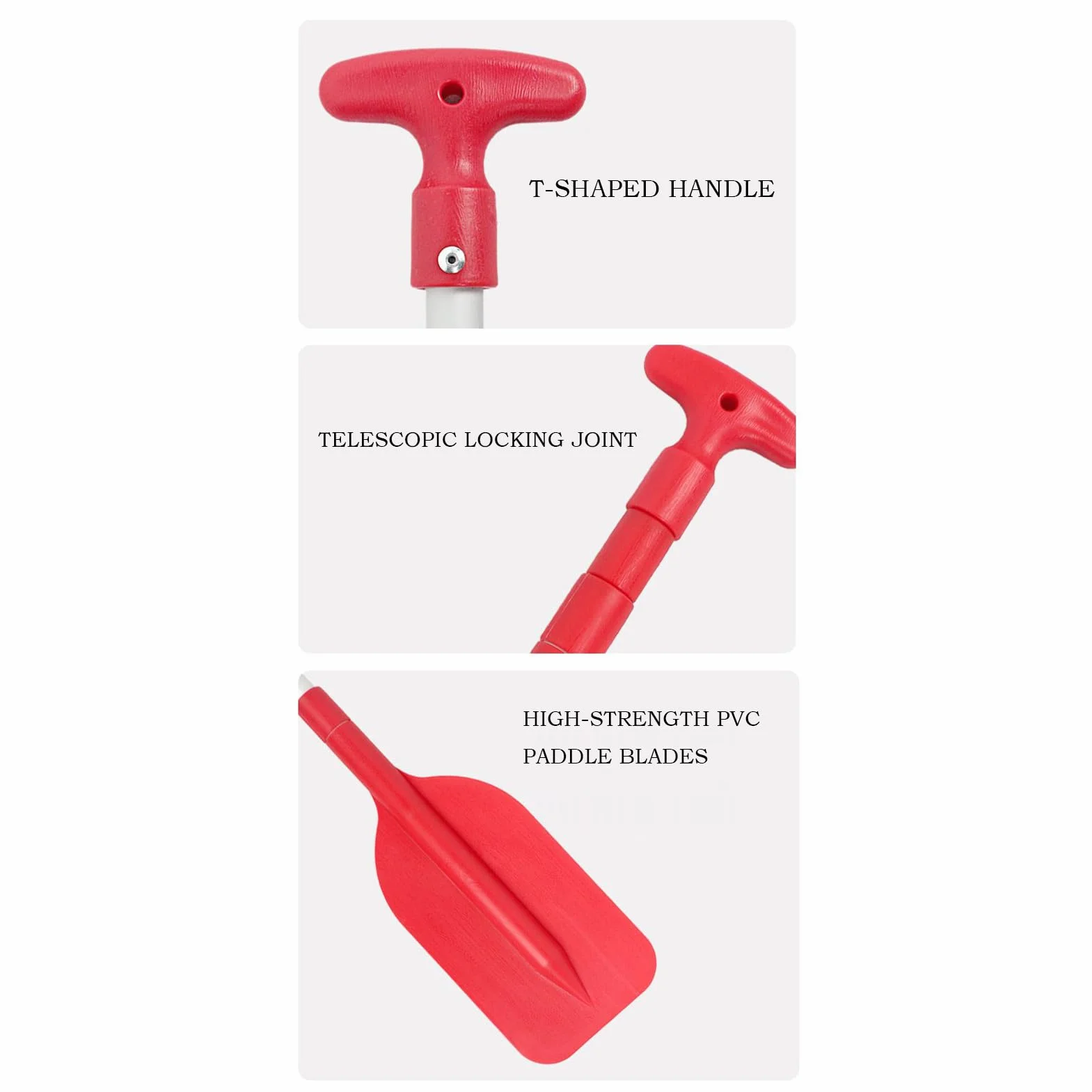 Remo para barcos | Remo telescópico para niños para barcos, remo telescópico, seguridad exterior, equipo de aleación de aluminio, para remo, kayak, estudiantes, adolescentes, niñas,