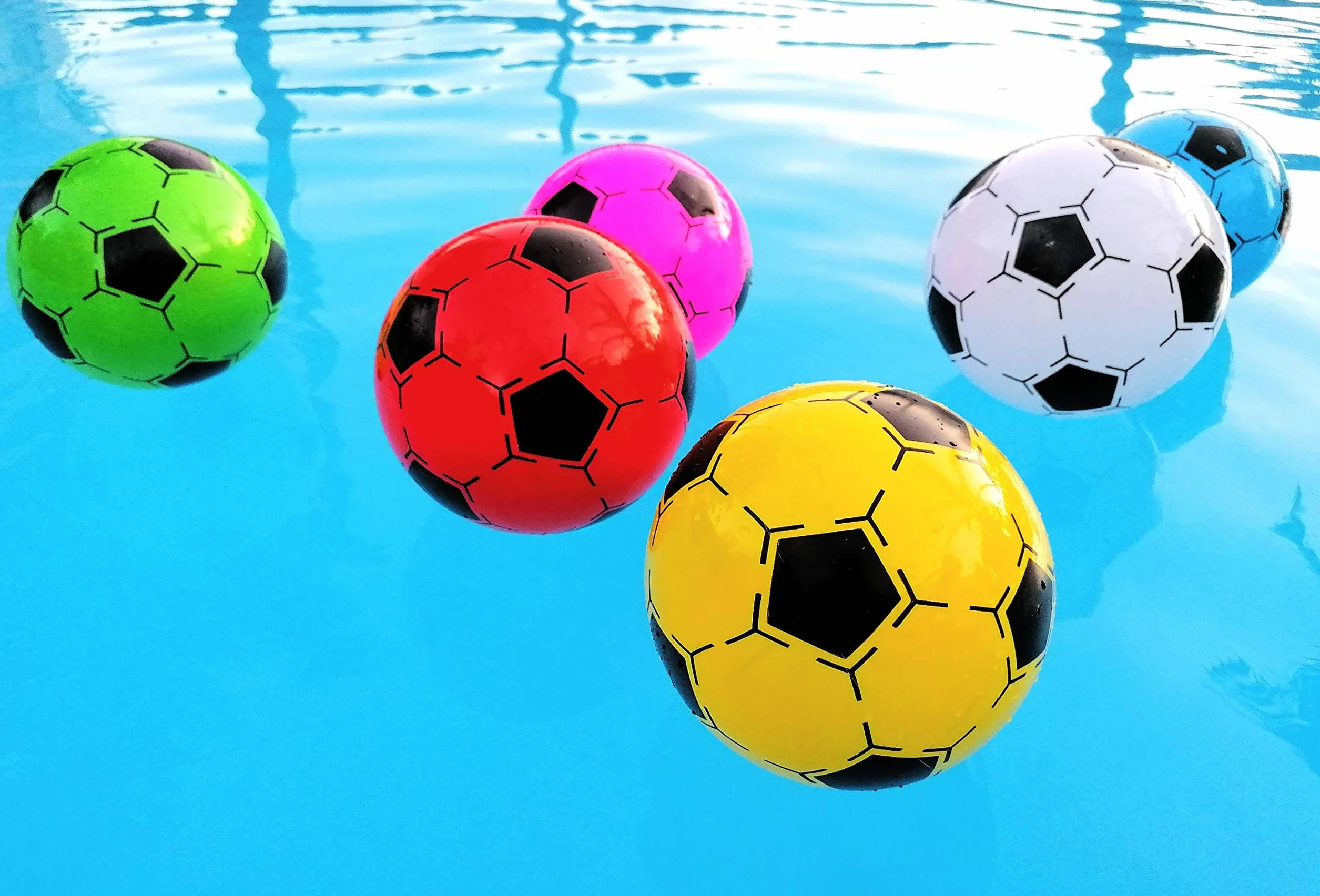 Balón de fútbol 20 cm 12 piezas plástico