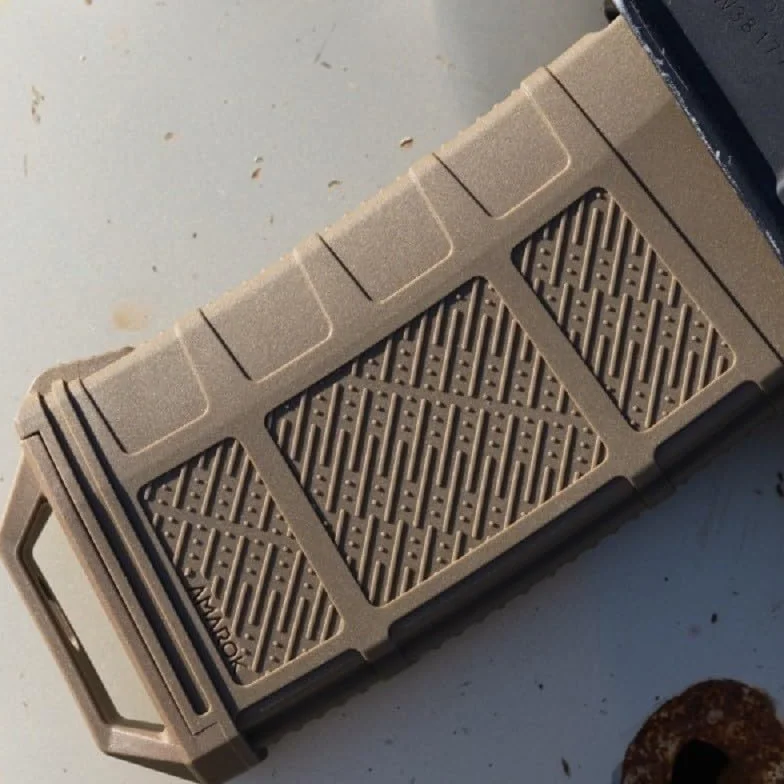 Genérico Cargador Mid-Cap B9, 250 BBS, Alimentación Rápida, FDE Tan, Compatible con M4/M16