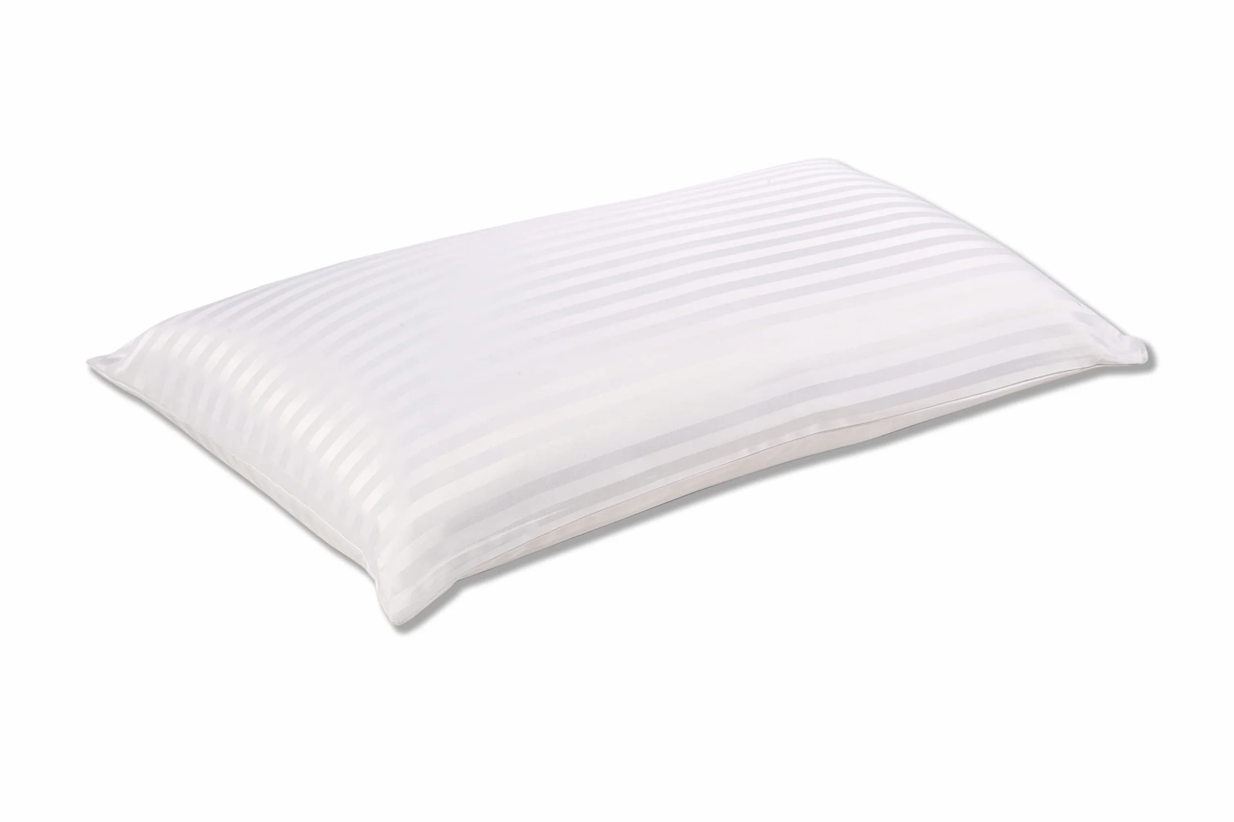 Seasons - Almohada Infantil de Fibra, 80 cm, Extrasuave, Antiácaros, Almohada Baja Firmeza, con Doble Funda con Cremallera, Funda Exterior Satén Algodón, Fabricado en España