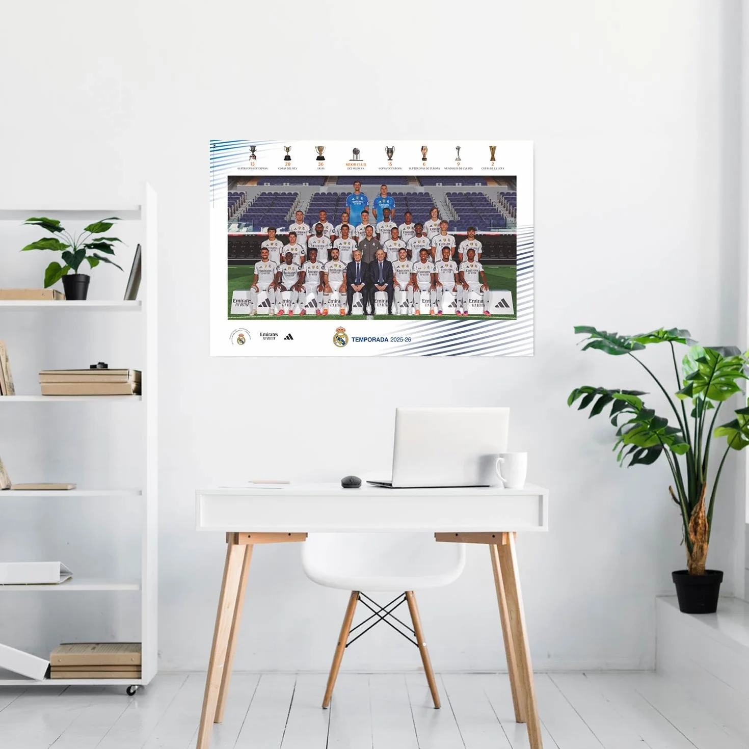Poster Real Madrid 2025/2026 61x91,5 cm Laminas Decorativas Pared