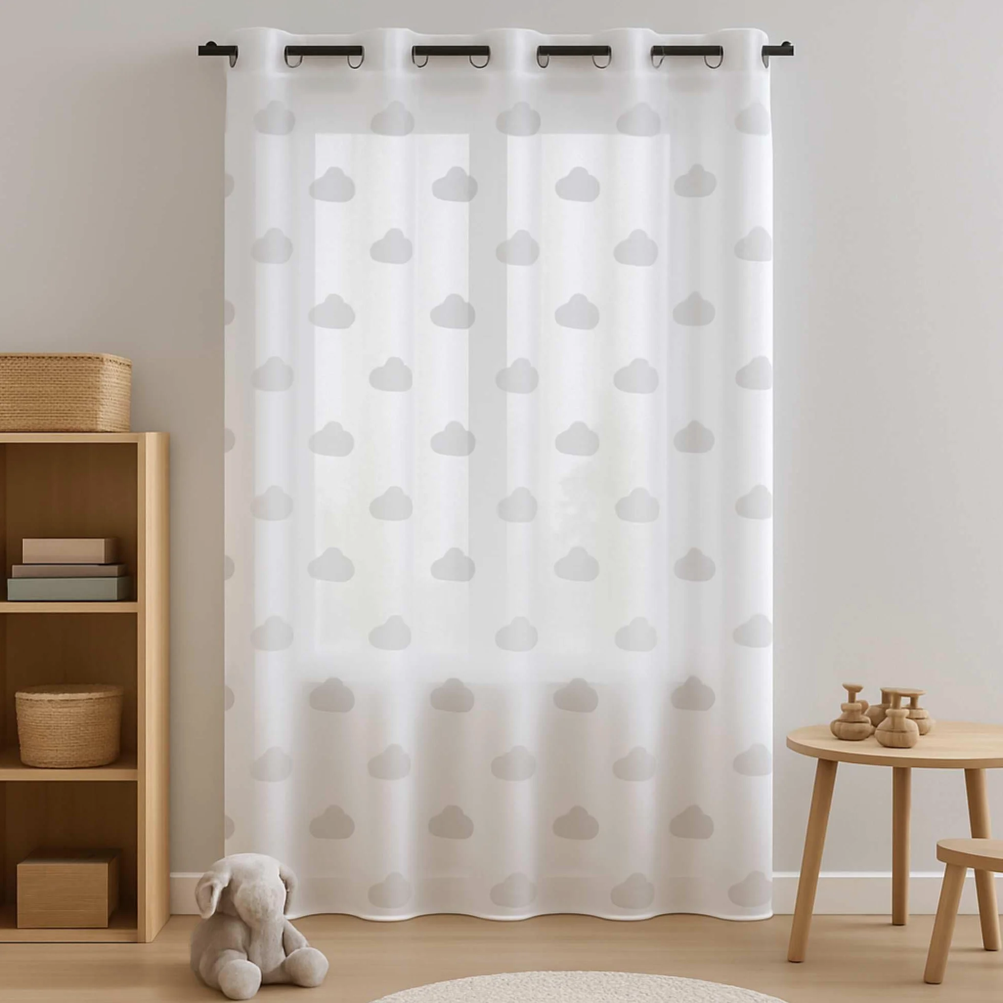 Well Home Cortina Infantil Nuage Blanca 140x240cm