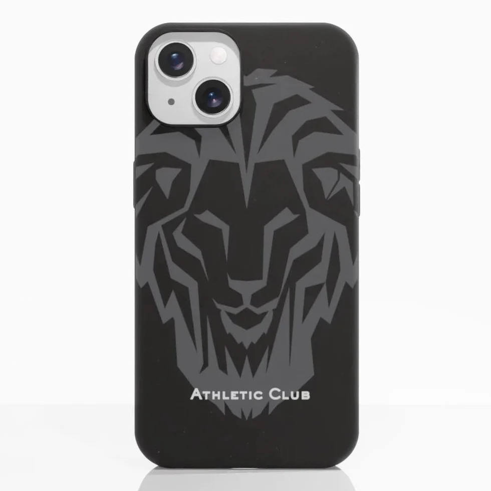 Apple iPhone 13 Funda Móvil Athletic Club Lion Negro Ergonómica Protección Ligera