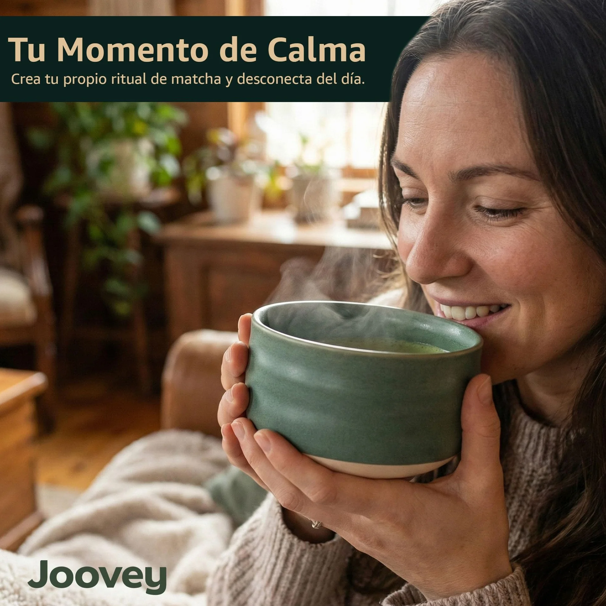Te Matcha Kit Ceremonial Completo 8 Piezas – Bowl Cerámica 500 ml, Batidor Bambú Natural y Tamiz de Malla Fina – Kit Te Matcha Premium para Preparar Té Matcha Tradicional Japonés
