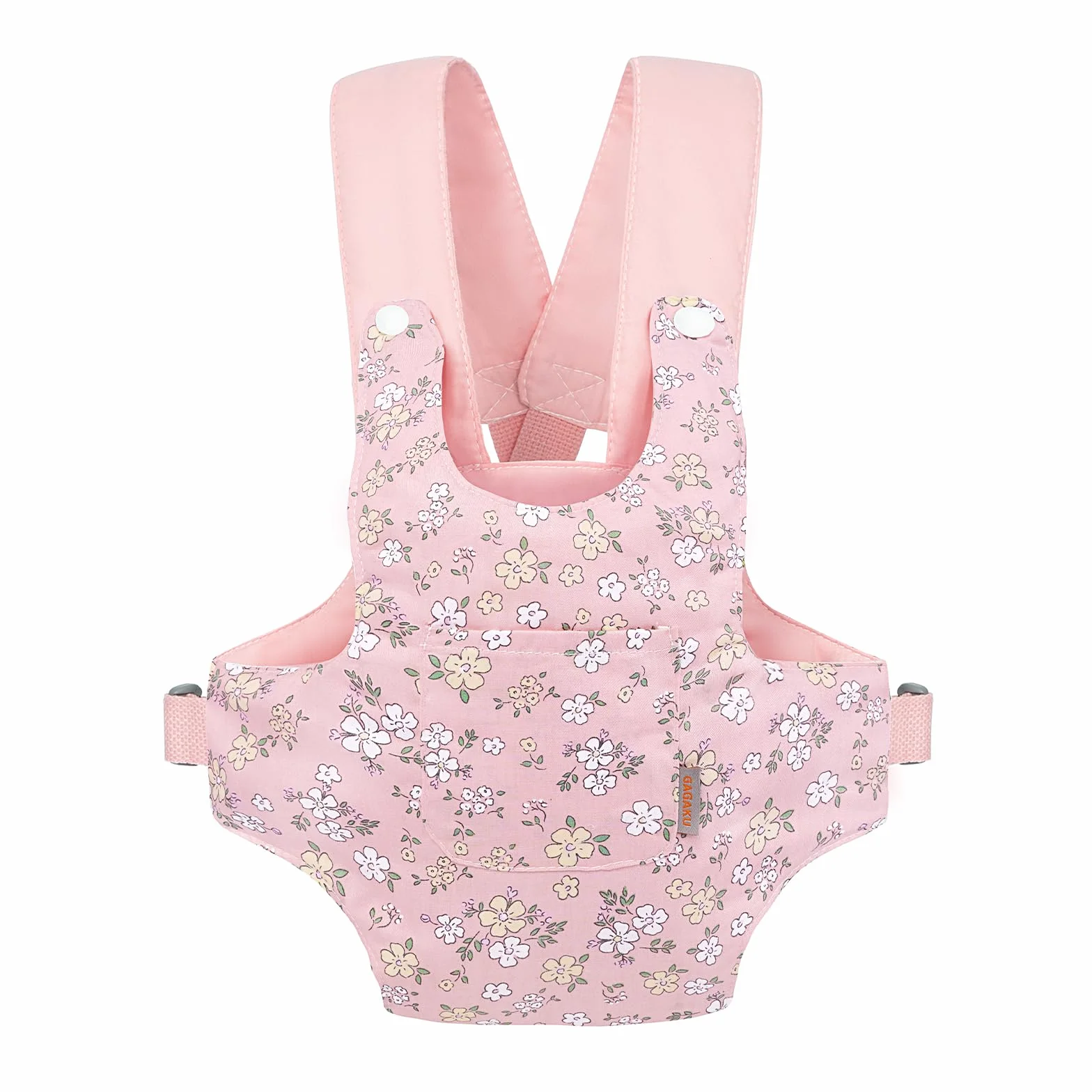 GAGAKU Transportador de muñecas para niños pequeños, portabebés, Rosa Flores de Pera