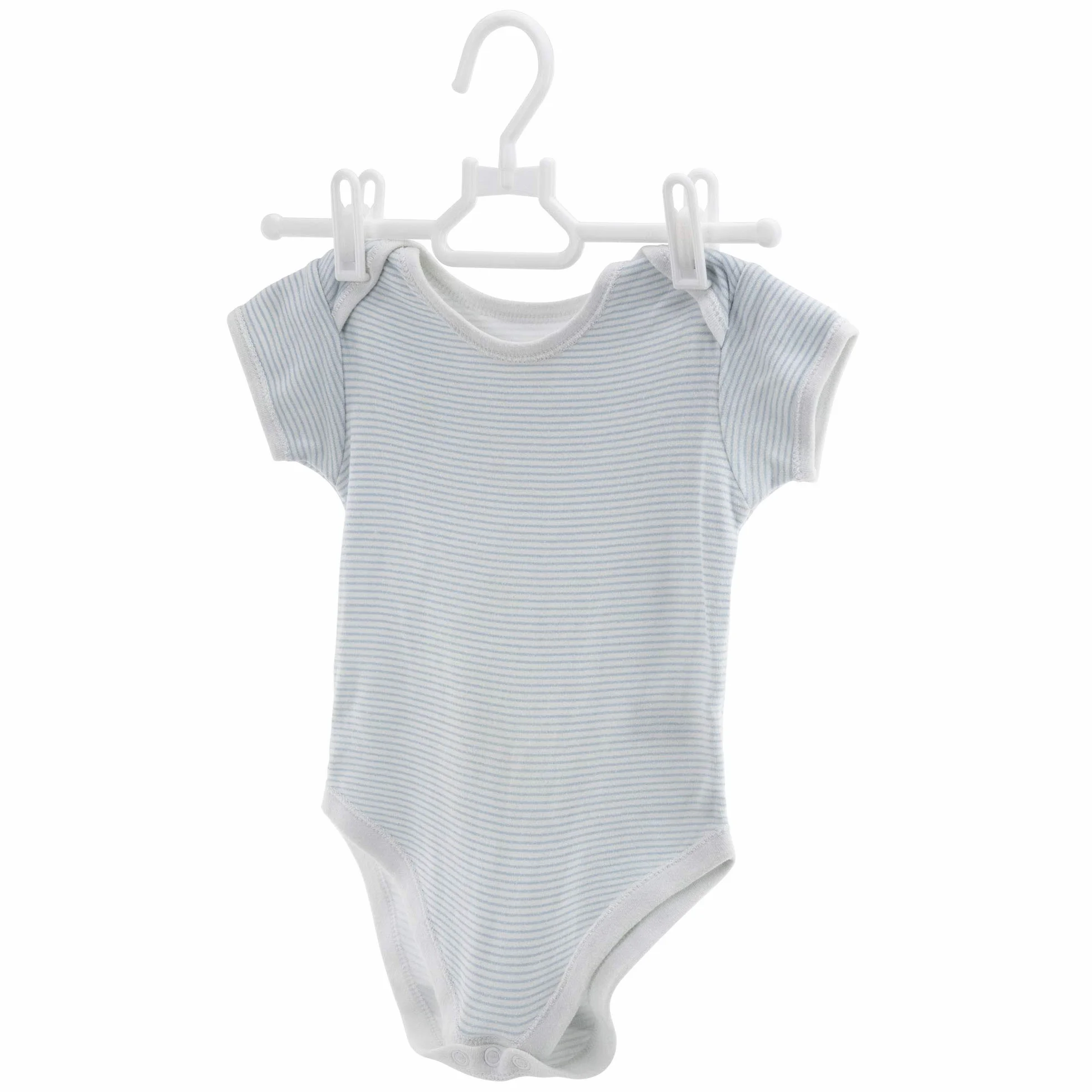 Perchas de plástico Blancas 30 cm para niños HANGERWORLD