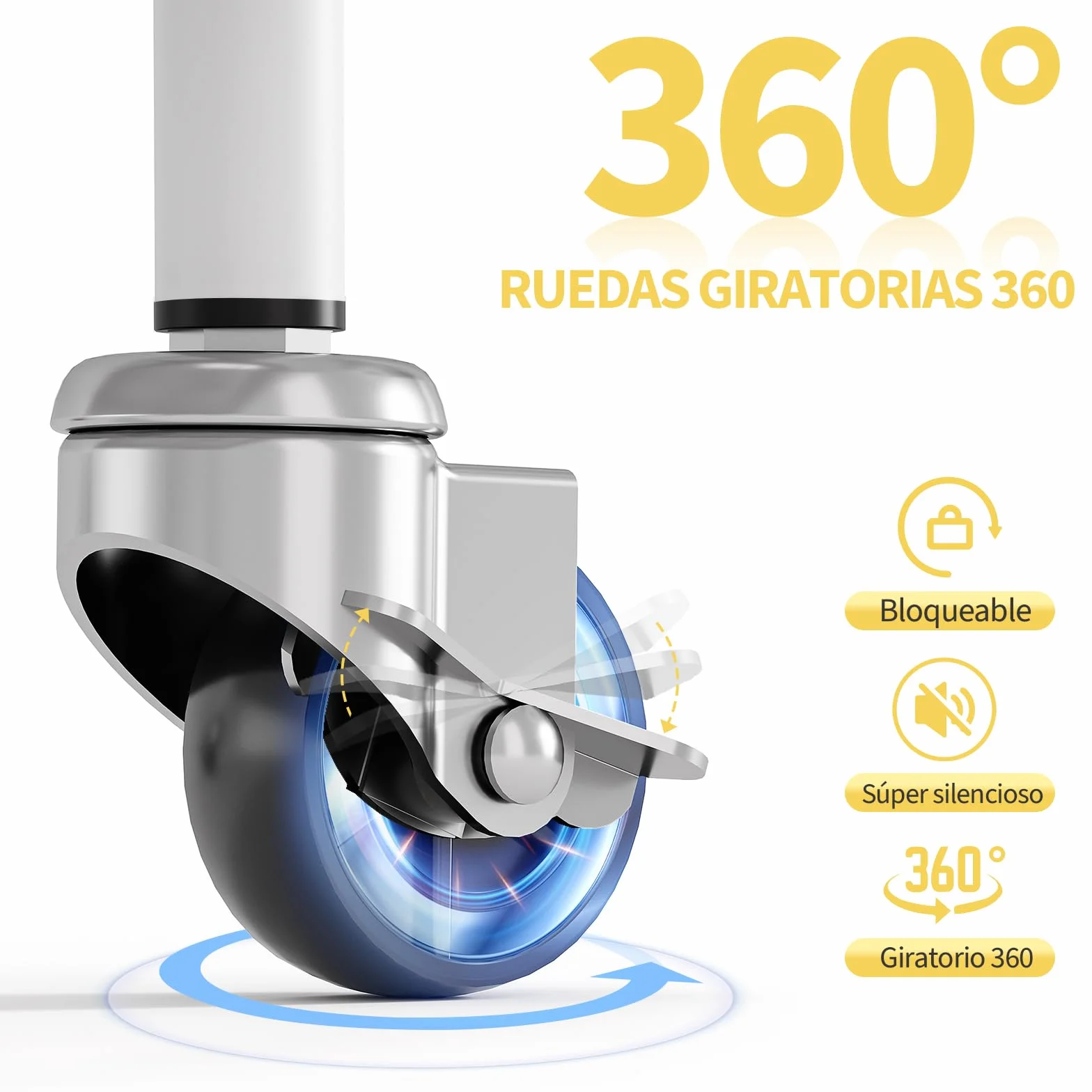 Urackify Carrito de Almacenamiento utilitario para diversas Aplicaciones – Carrito rodante de Metal de 3 Niveles con tableros de Clavijas, cestas y Ganchos para Almacenamiento Adicional en Cocina,