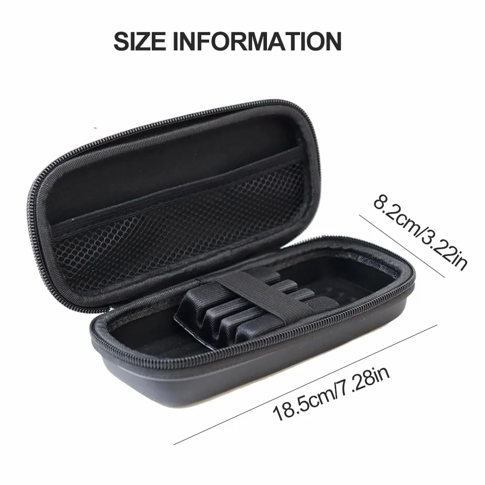 Dart Case, Bolsa para Dardos, Bolsa para Dardos Estuche, Organizador de Dardo, para 3 Dardo y Otros Accesorios, Resistente a los Golpes, Apto para Puntas y Otros Accesorios (Negro)