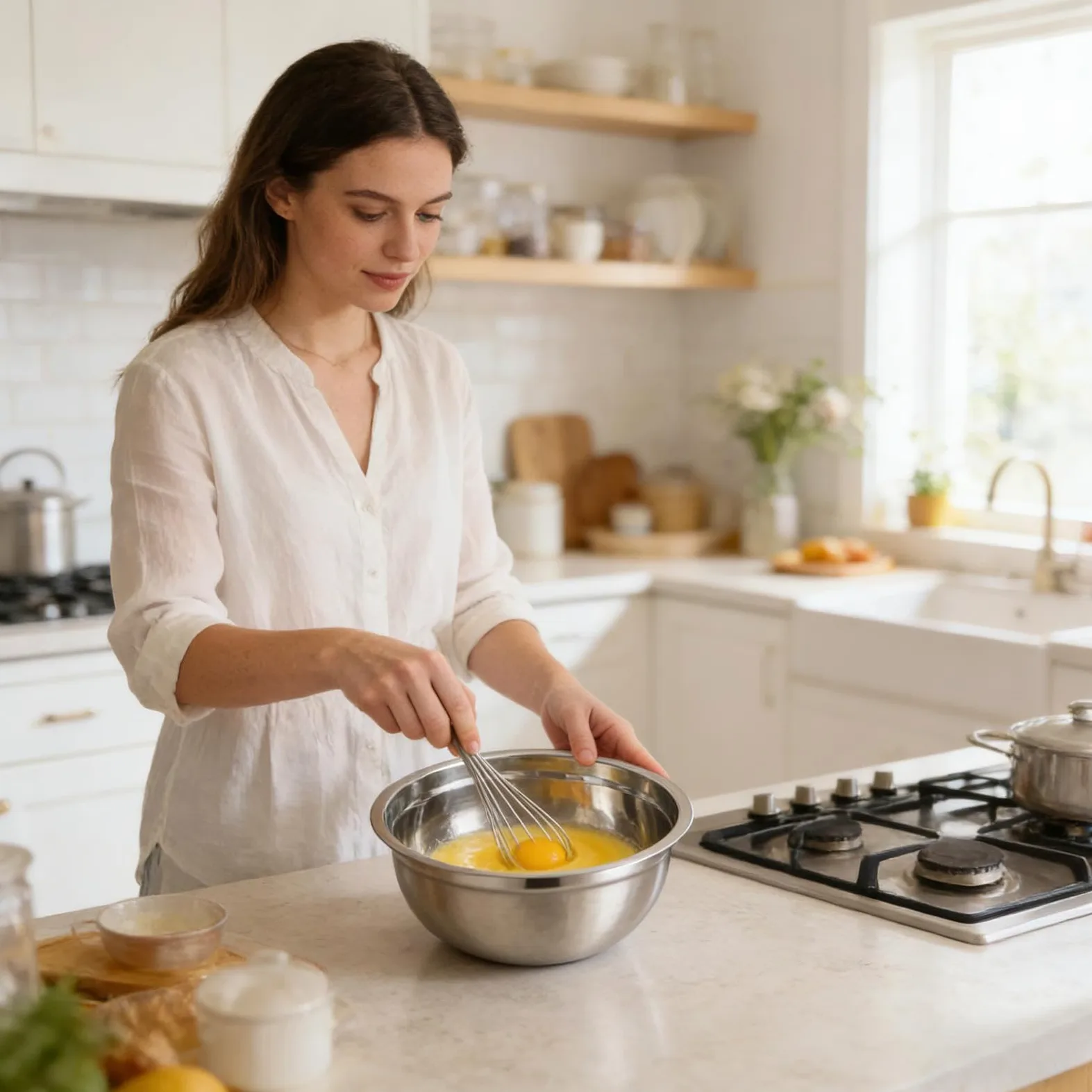 Bol para Mezclar con Tapa Juego De 3, Antideslizante Y Apto Para | Organizador De Alimentos Con Tapa para Salsas, Cereales, Snacks, Huevos, Aderezos, Verduras, Masa