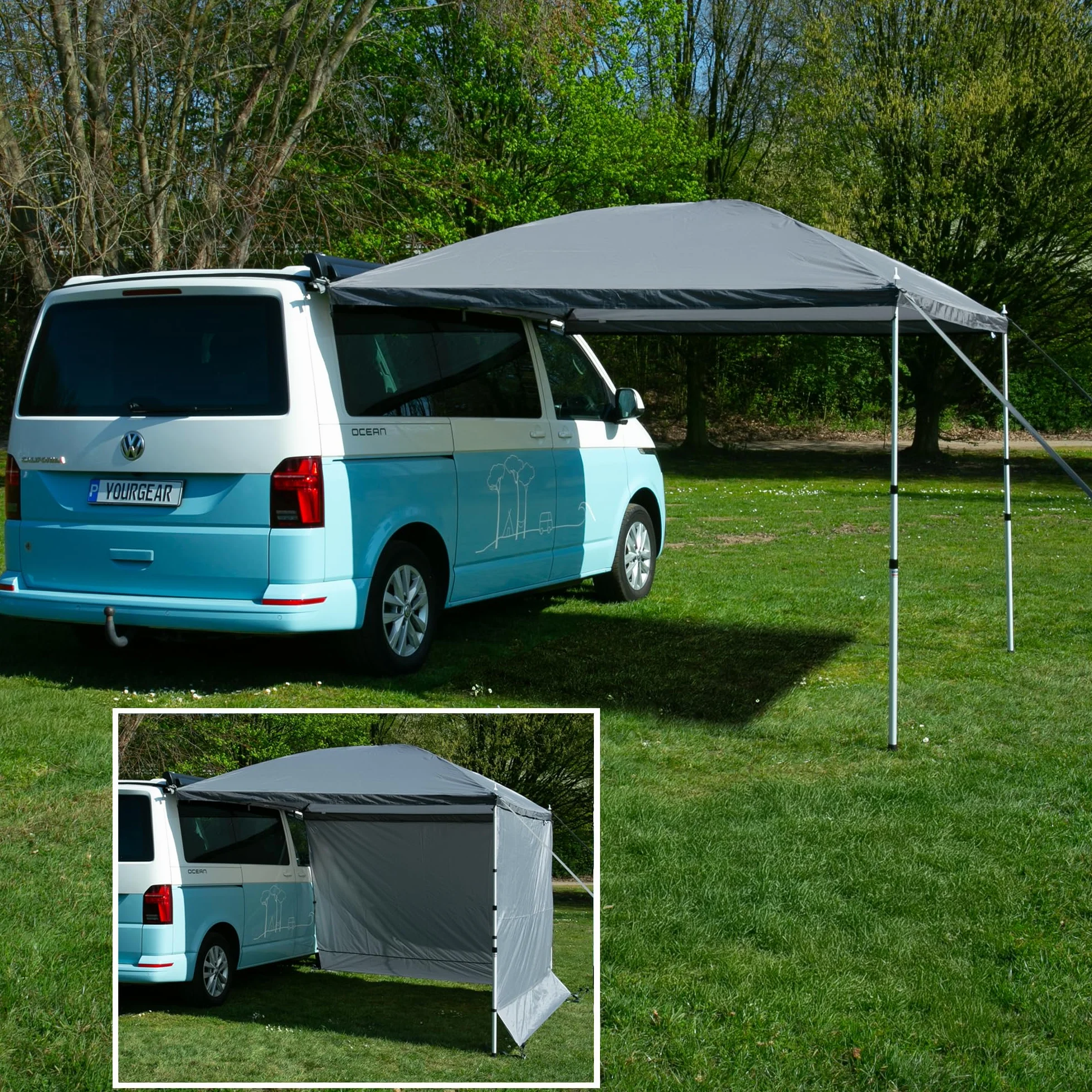 GEAR Parasol Canopy UV 50+ 5000mm Multivan VW T