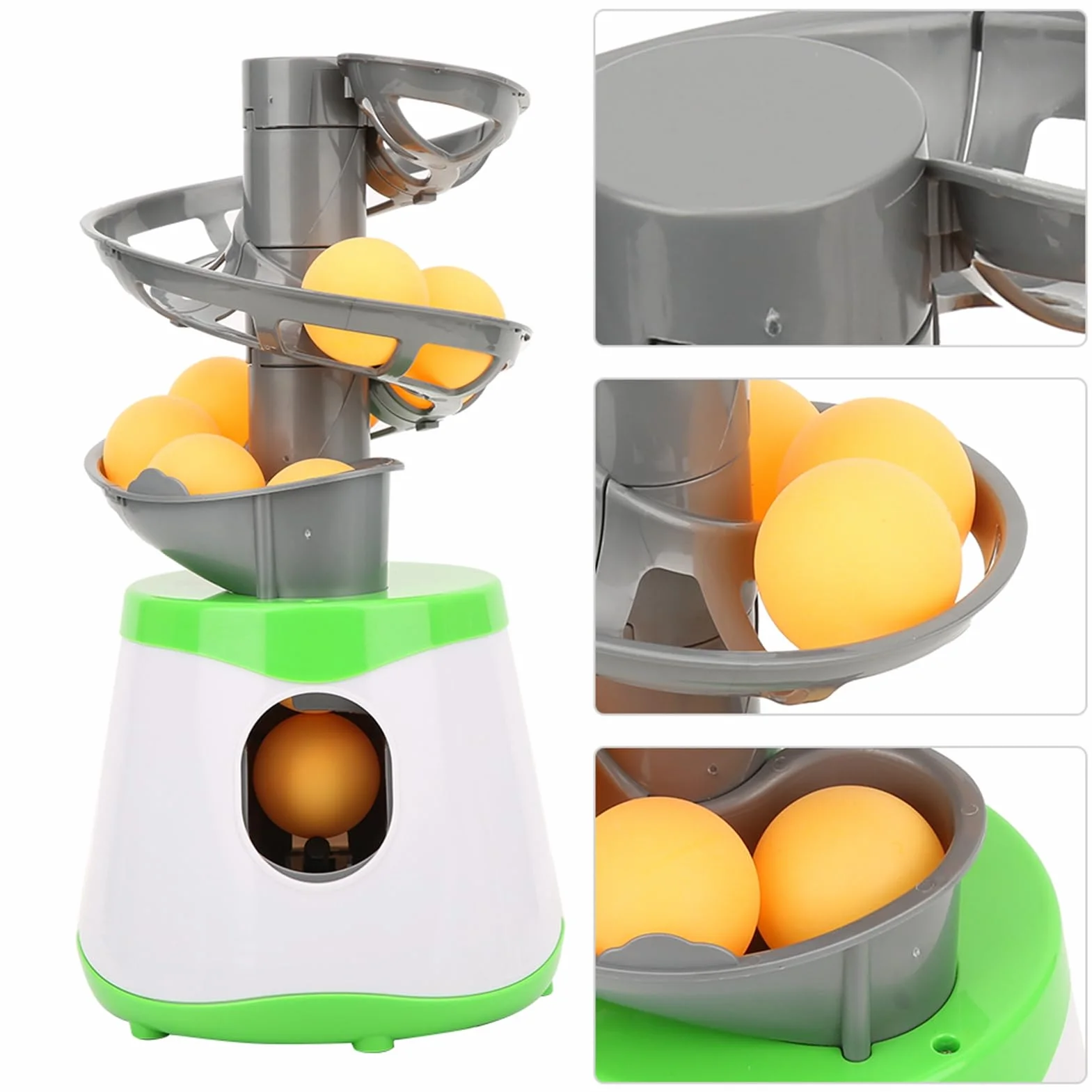 Lanzador para Practicar Tenis de Mesa, Máquina de Entrenamiento de Pong Equipos de Fitness Combinados Equipos Combinados de Fitness