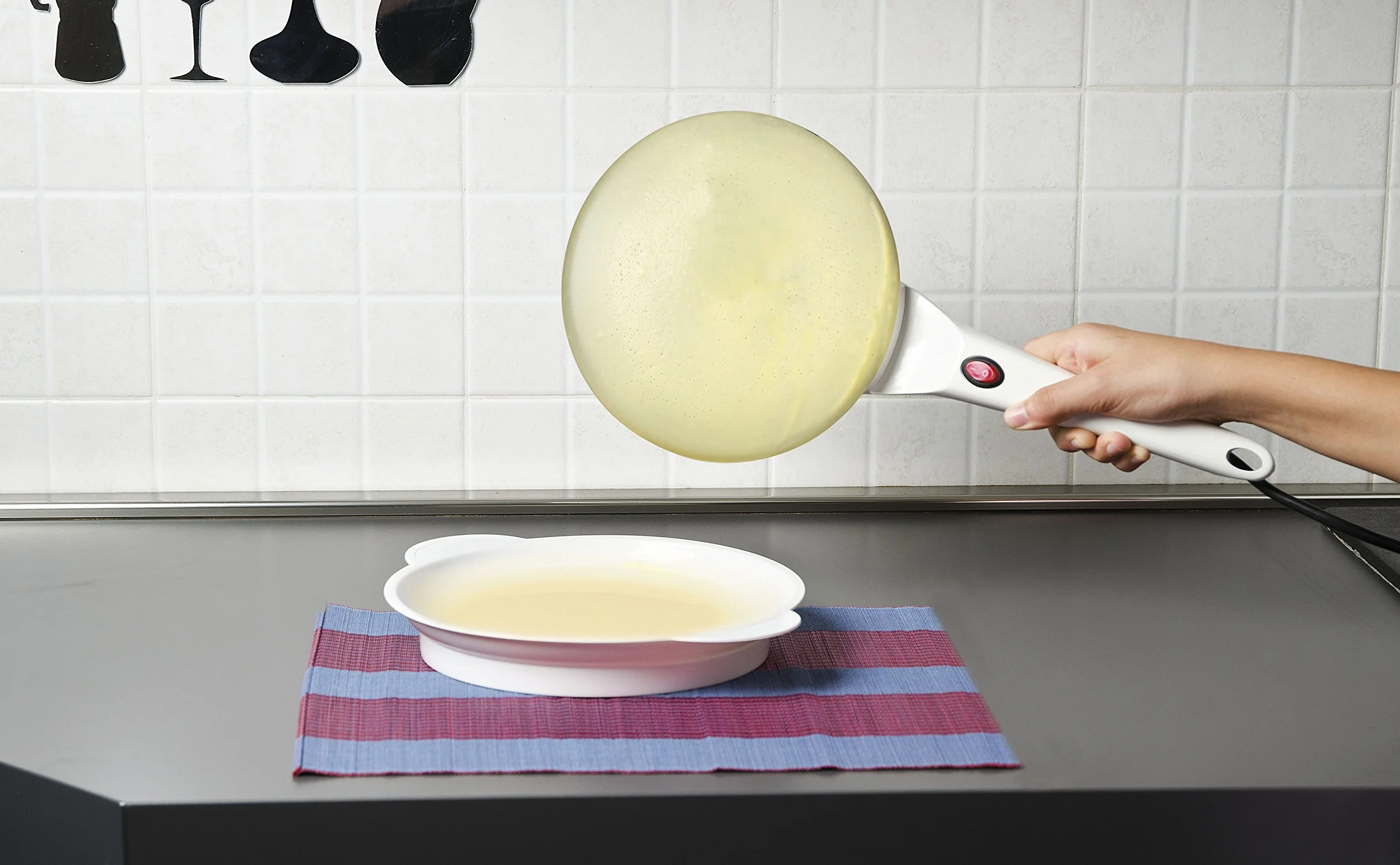 G3 Ferrari G10306 Creppe - Crepera Prepara, vierte y cocina», diámetro 20 cm, 1500 W