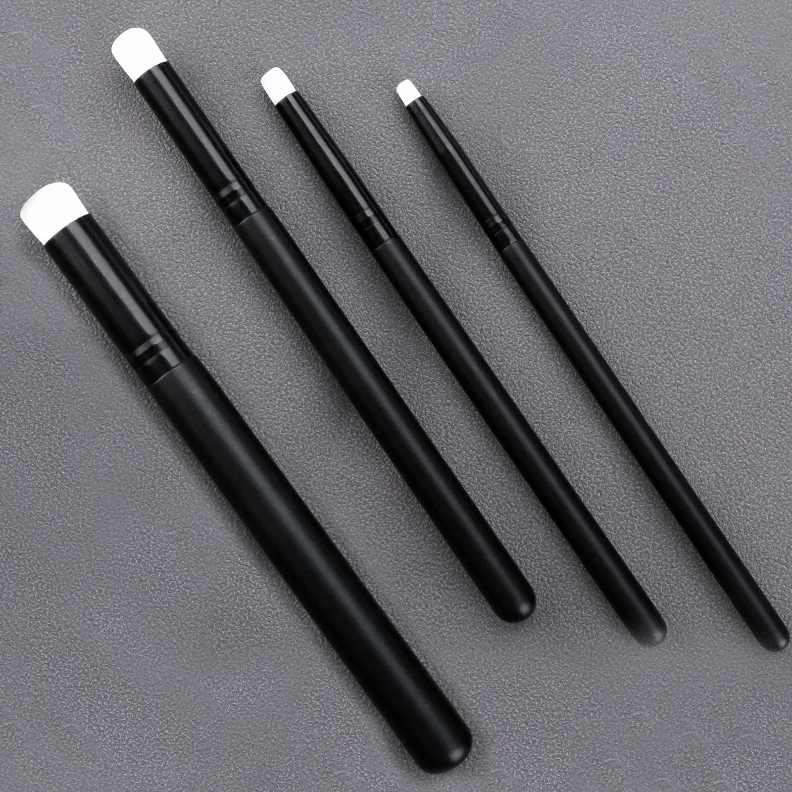 UNIMEIX Mini pinceles de mezcla para hacer tarjetas, juego de pintura seca en miniatura, pinceles de pintura de fondo para mezclar pequeños pinceles de acuarela (4 unidades)