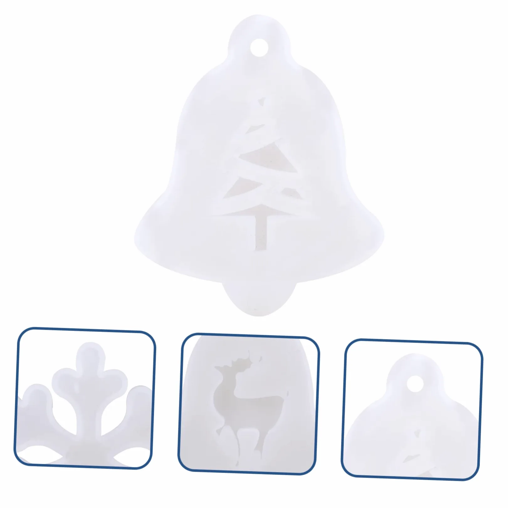 SHINEOFI 2 Series Moldes De Silicona Navideños Moldes Para Pasteles Moldes Caseros Moldes Para Hornear Moldes Redondos Para Chocolate Utensilios Para Hornear Fondant De 6 piezas*2